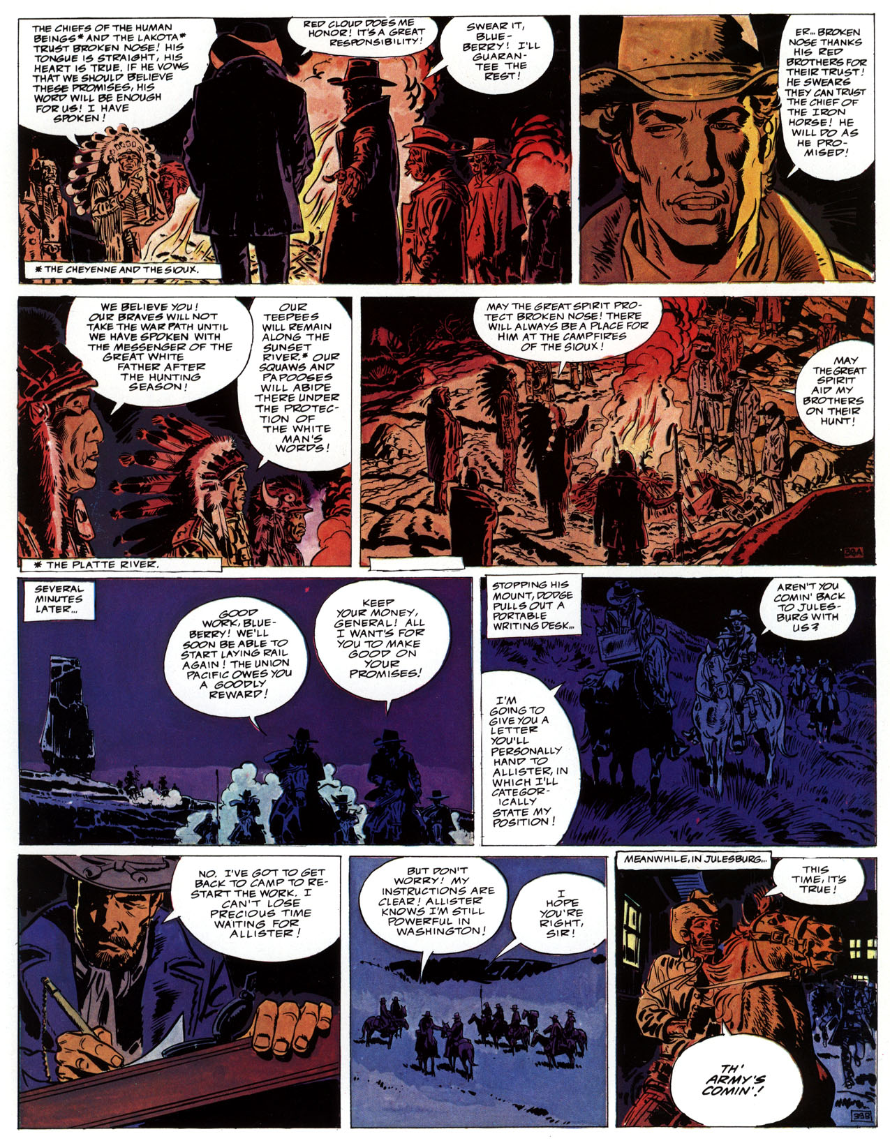Read online Epic Graphic Novel: Lieutenant Blueberry comic -  Issue #3 - 43