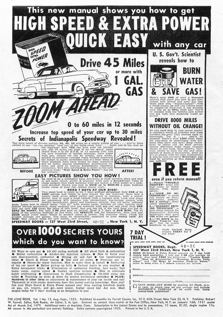 Read online The Lone Rider comic -  Issue #15 - 2