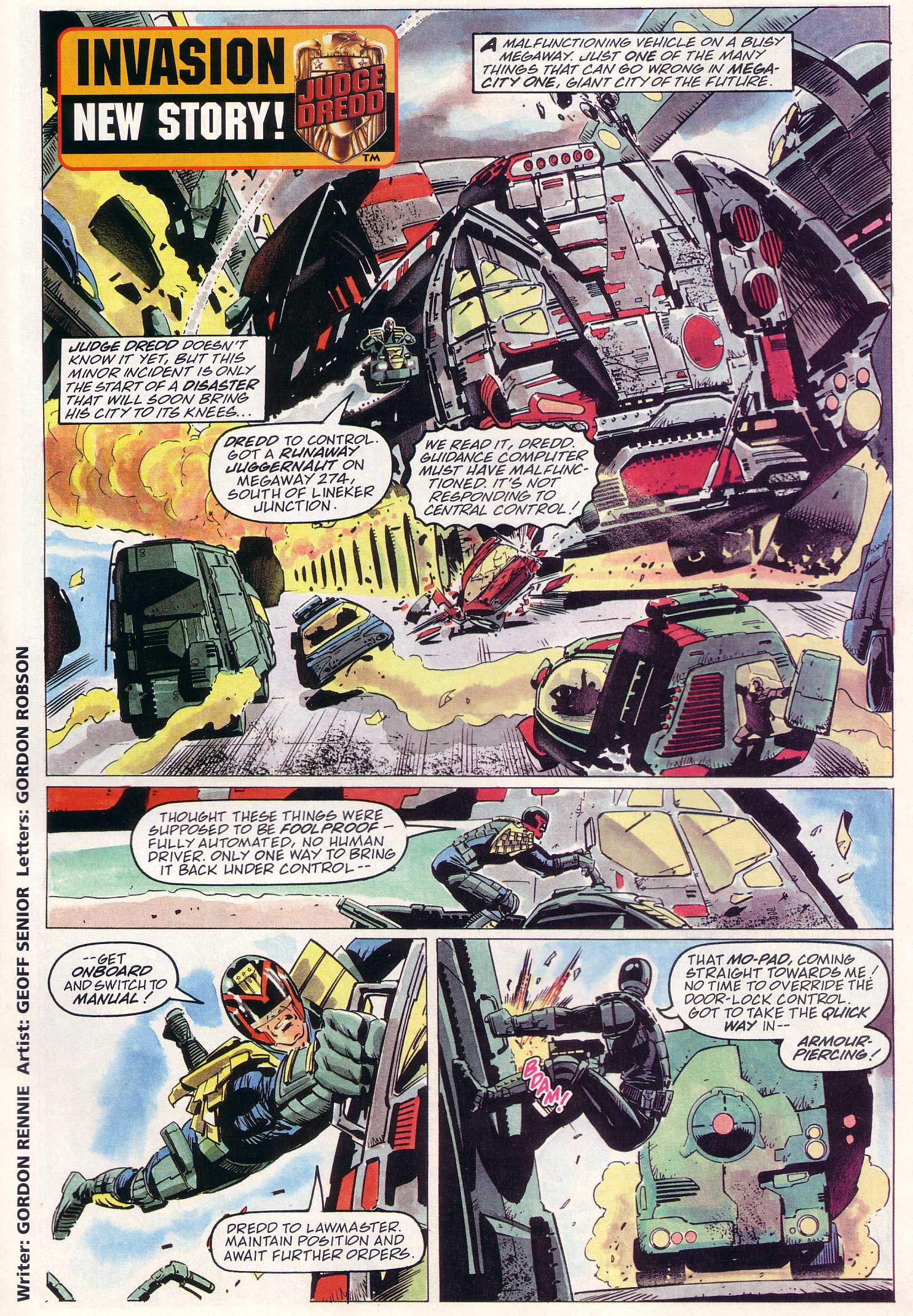 Read online Judge Dredd Lawman of the Future comic -  Issue #21 - 18