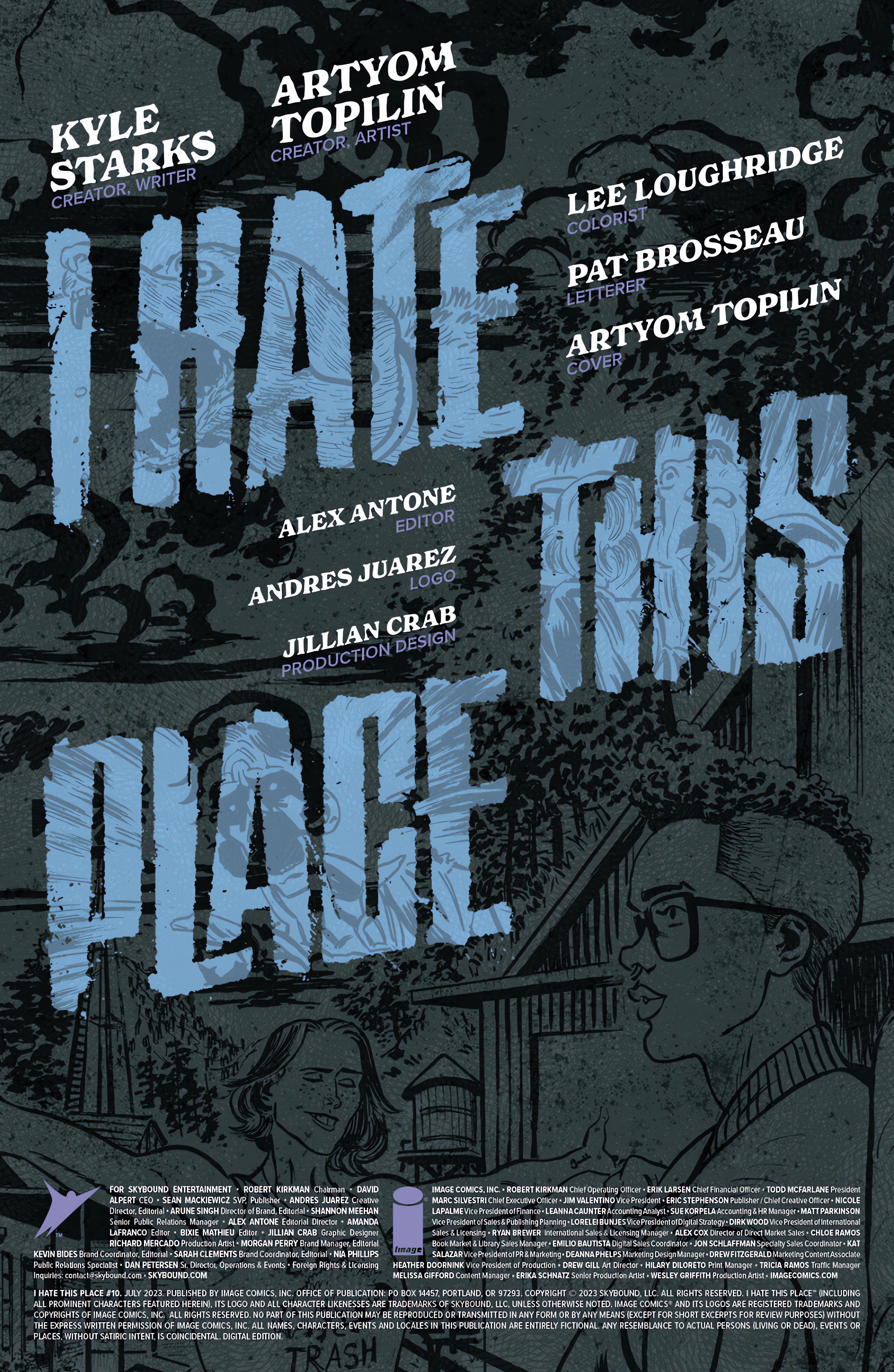 Read online I Hate This Place comic -  Issue #10 - 2