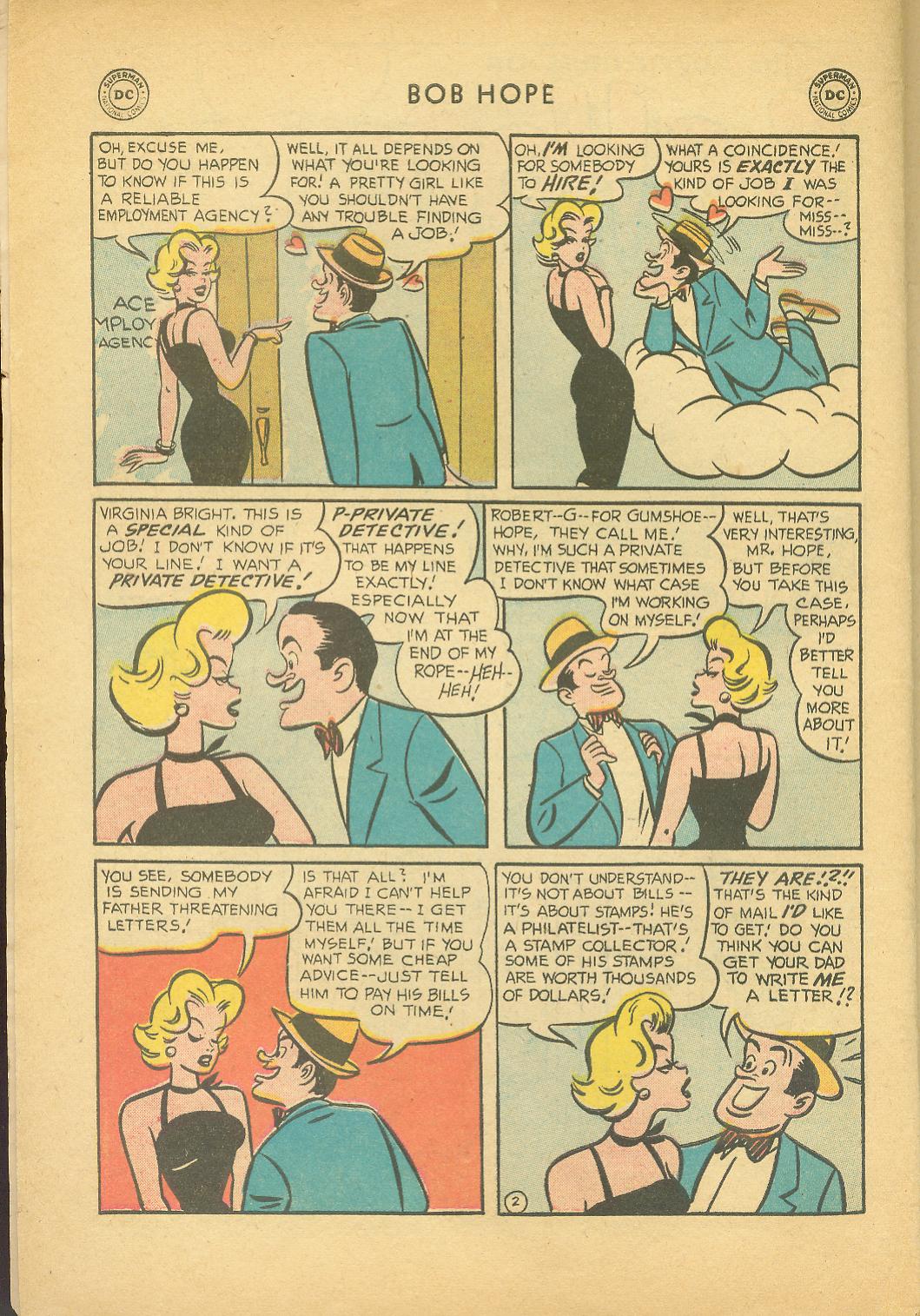 Read online The Adventures of Bob Hope comic -  Issue #48 - 4