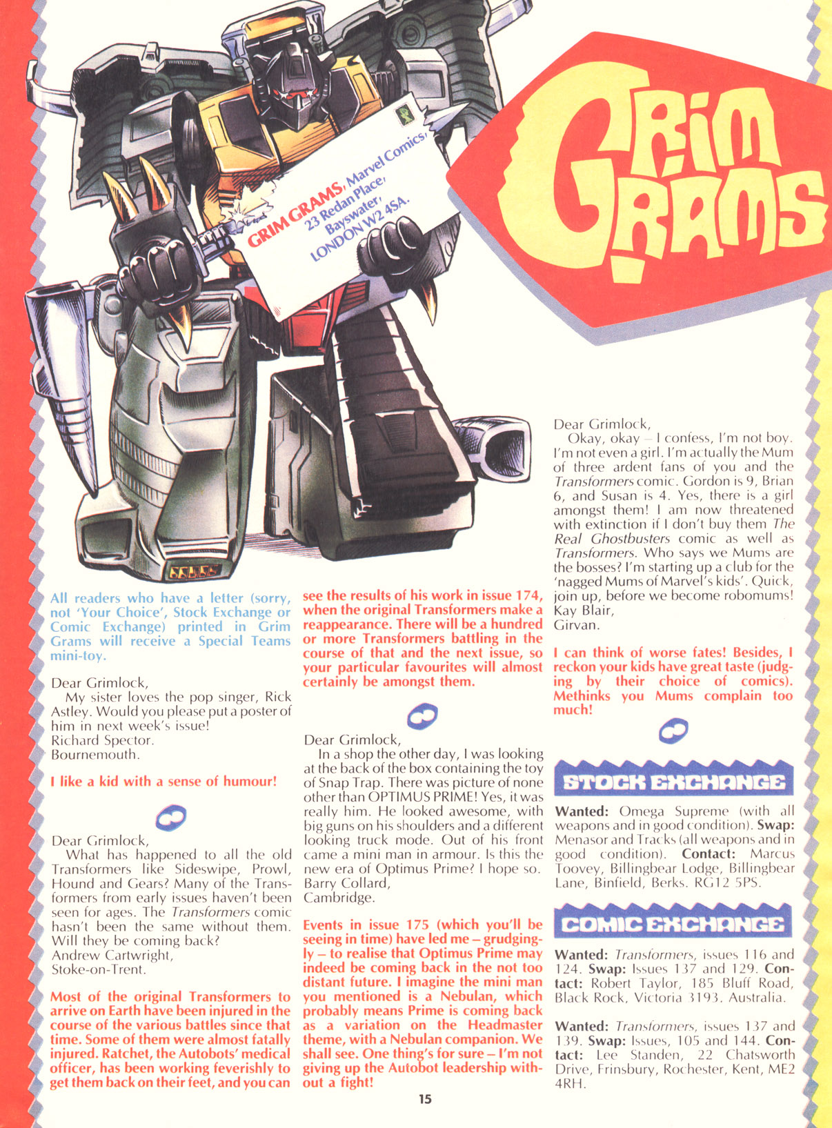 Read online The Transformers (UK) comic -  Issue #166 - 14