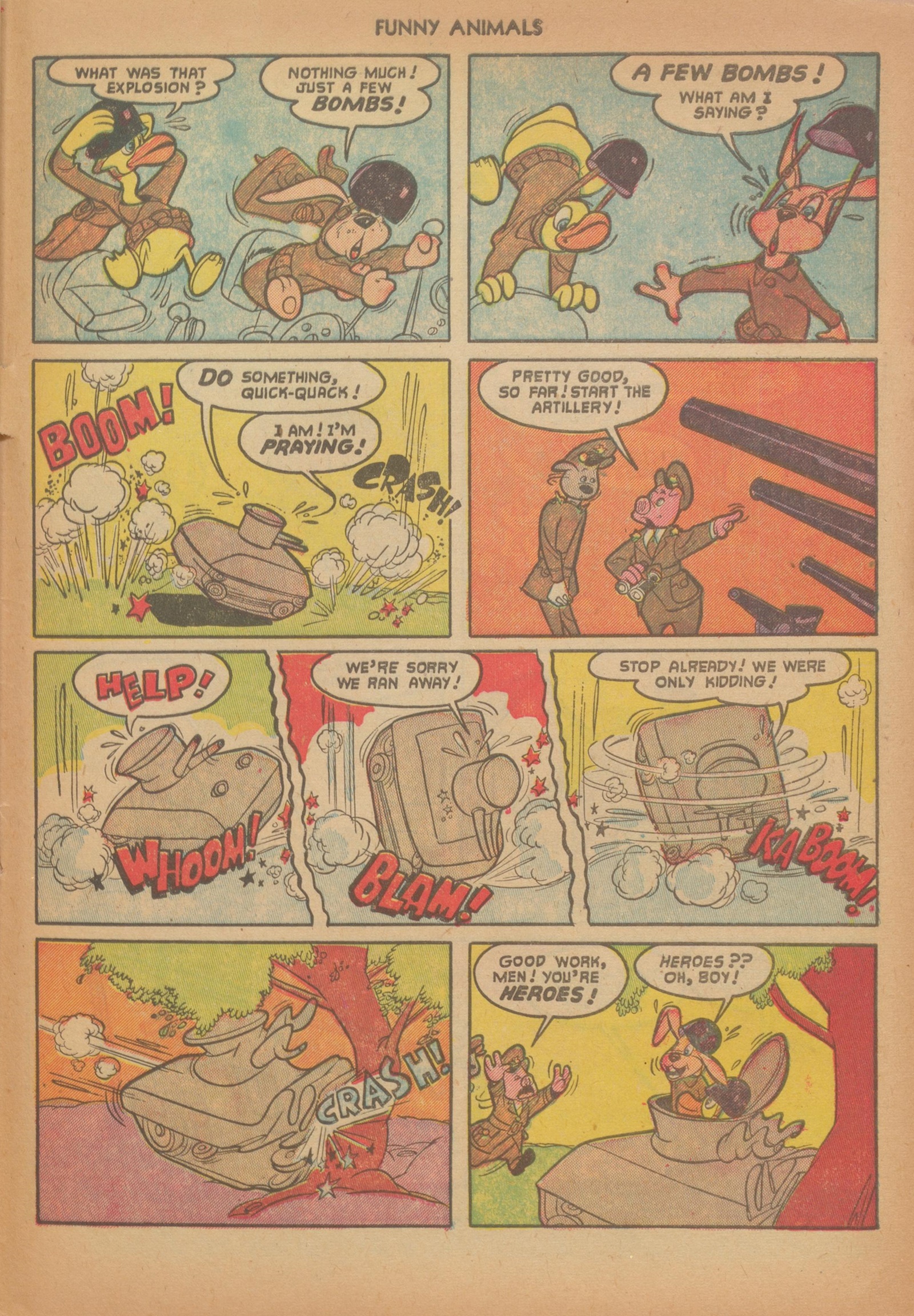 Read online Fawcett's Funny Animals comic -  Issue #75 - 33