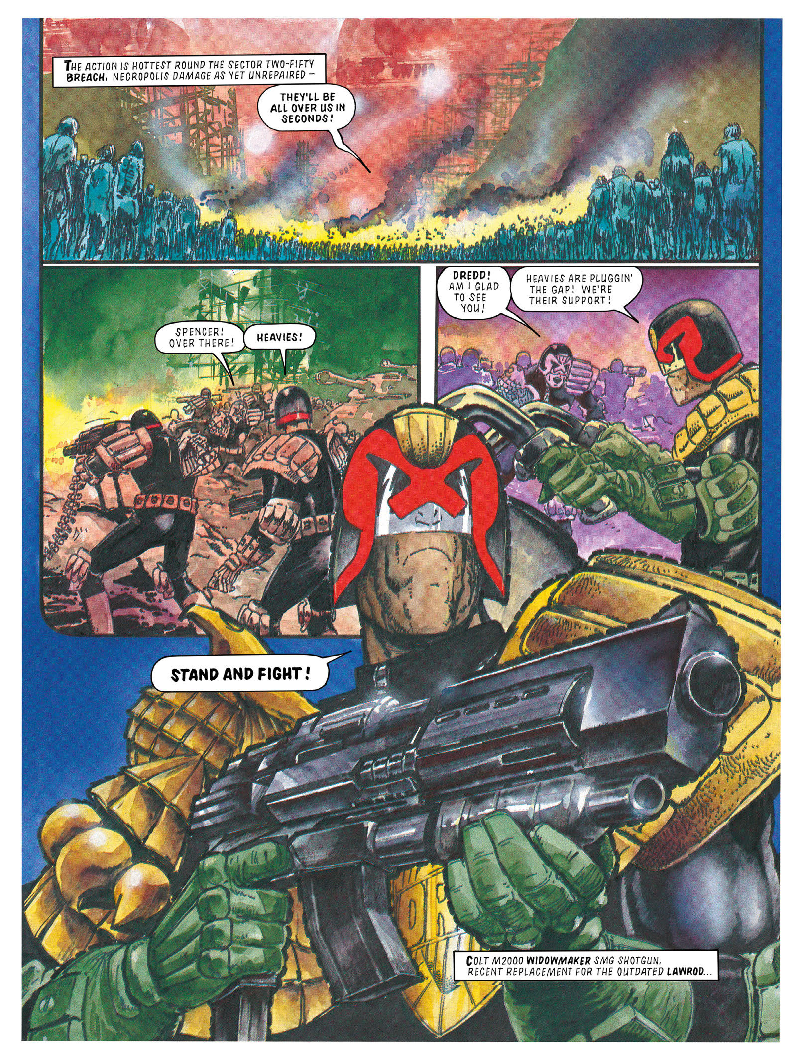 Read online Essential Judge Dredd: Judgement Day comic -  Issue # TPB - 51