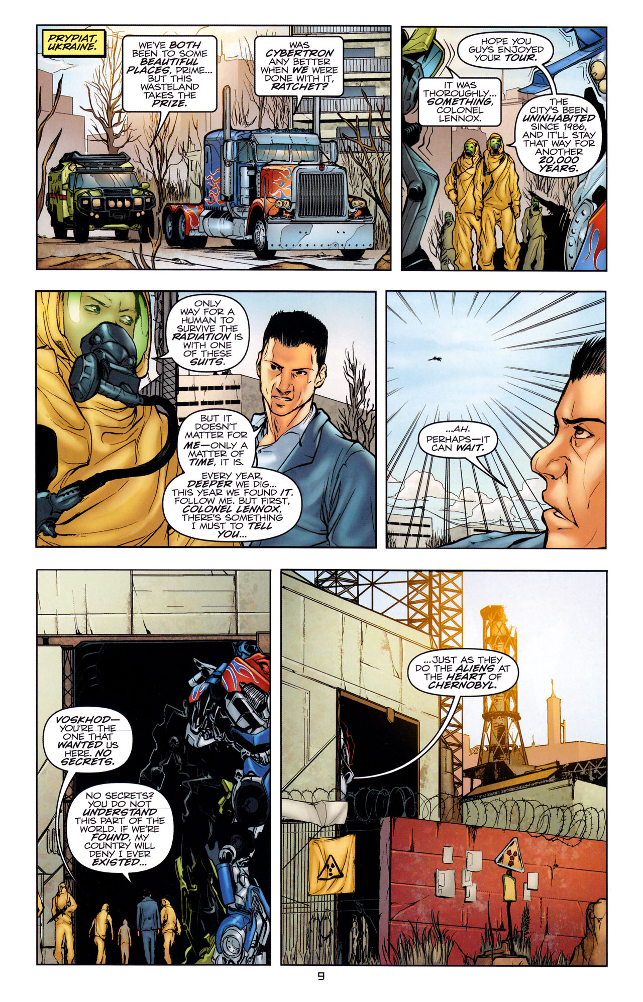 Read online Transformers: Dark of the Moon Movie Adaptation comic -  Issue #1 - 11