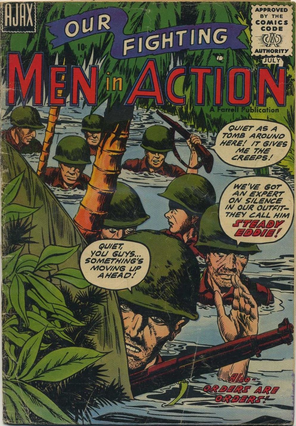 Read online Men in Action (1957) comic -  Issue #2 - 1