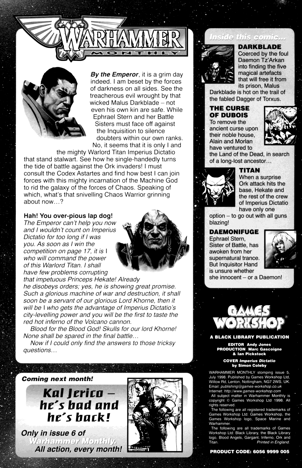 Read online Warhammer Monthly comic -  Issue #5 - 2