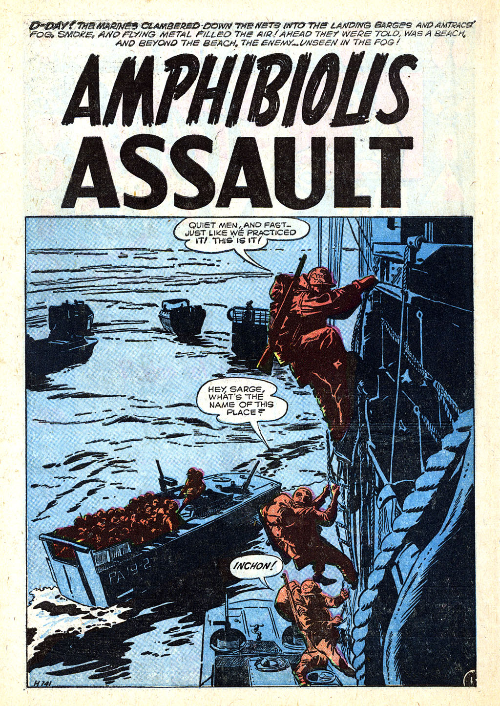 Read online Marines in Action comic -  Issue #6 - 10