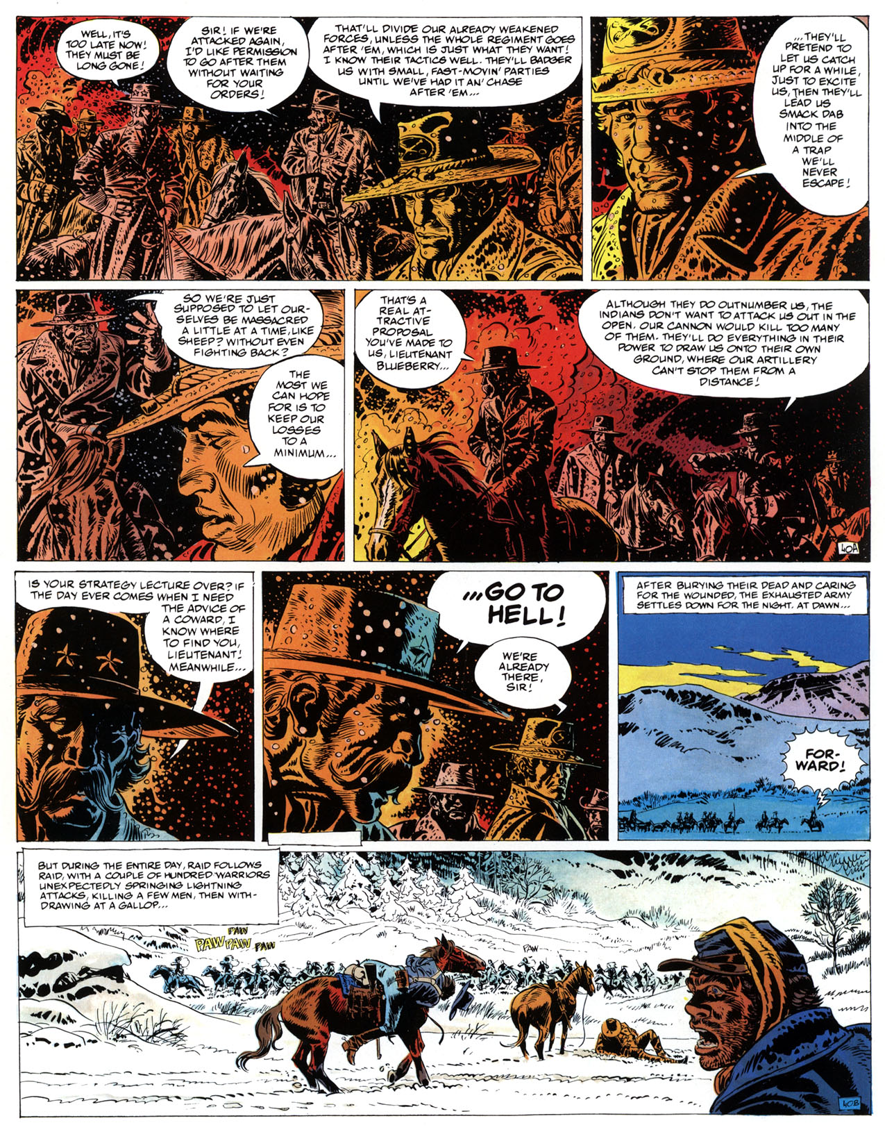 Read online Epic Graphic Novel: Lieutenant Blueberry comic -  Issue #3 - 90