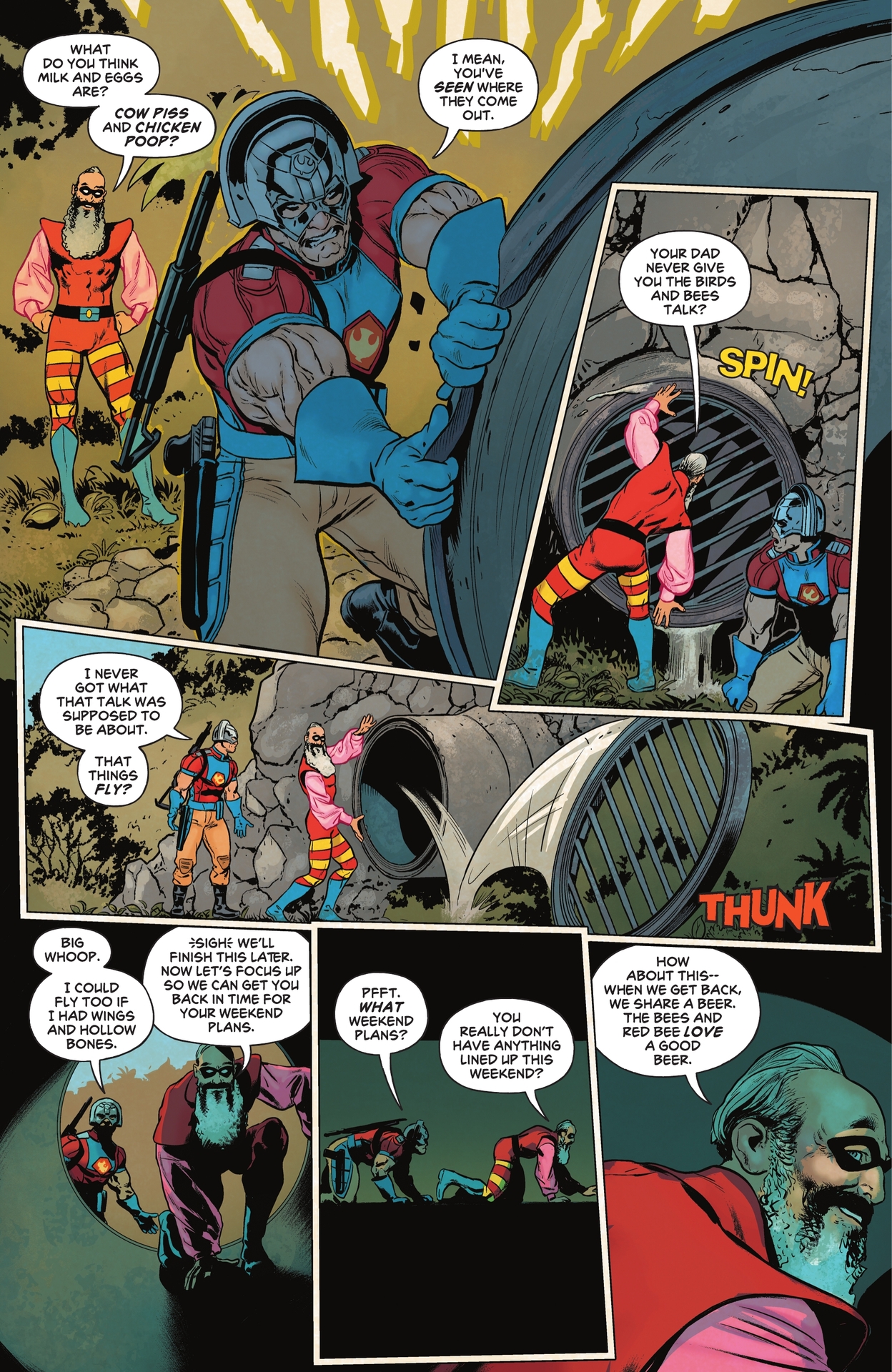 Read online Peacemaker Tries Hard! comic -  Issue #5 - 7