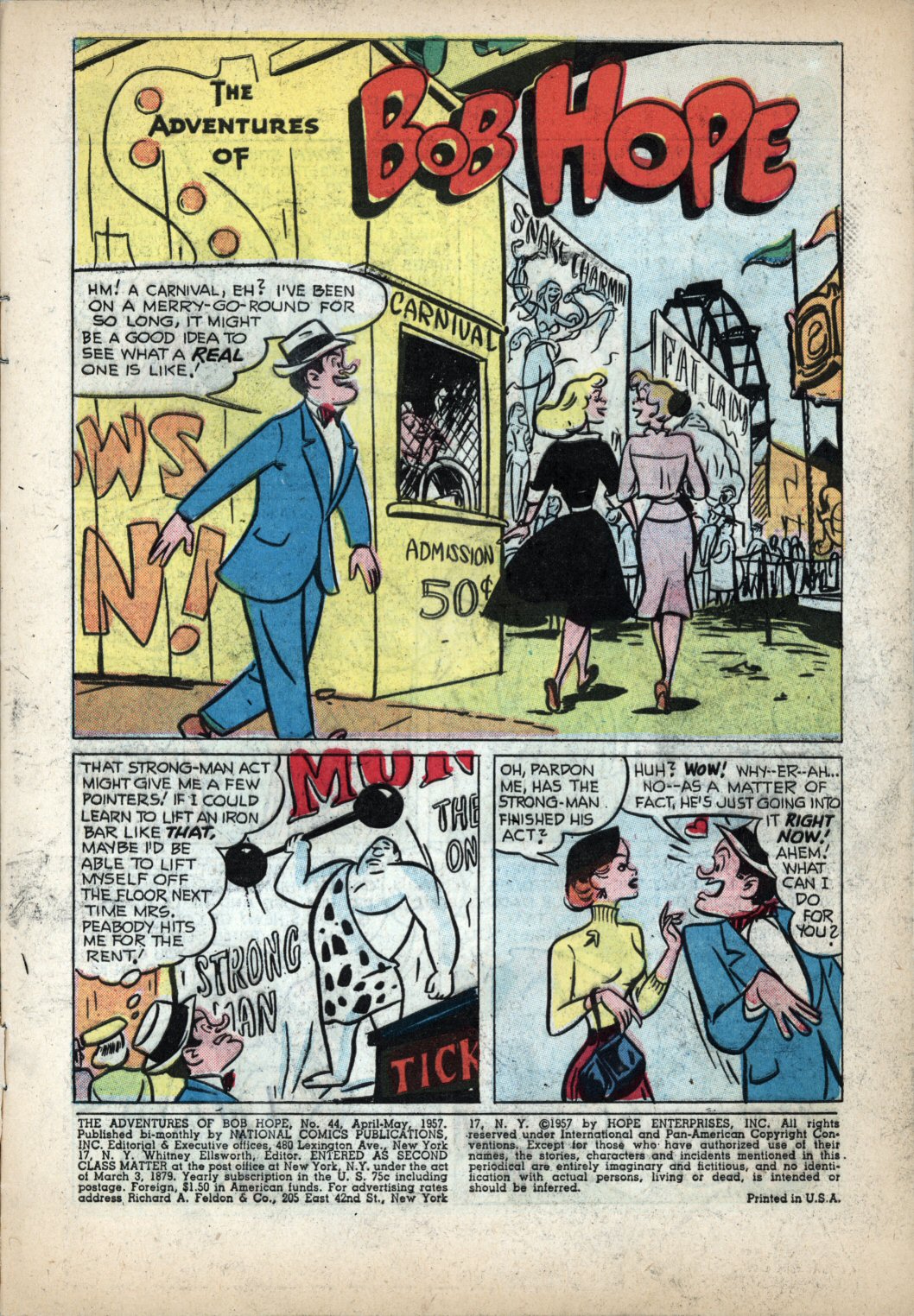 Read online The Adventures of Bob Hope comic -  Issue #44 - 3
