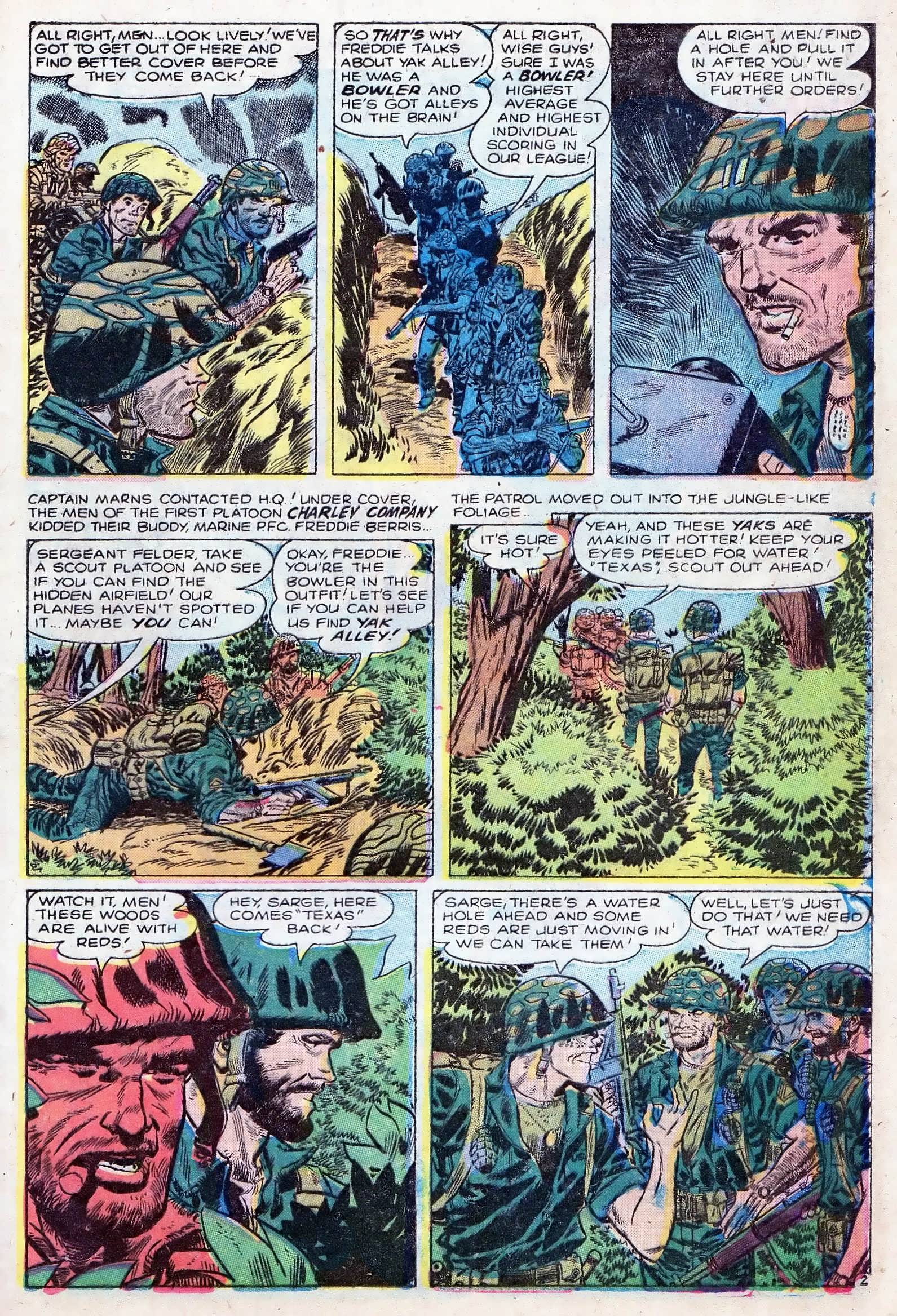 Read online Marines in Action comic -  Issue #10 - 21