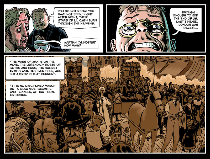 Read online H. G. Wells' The War of the Worlds comic -  Issue # TPB - 52