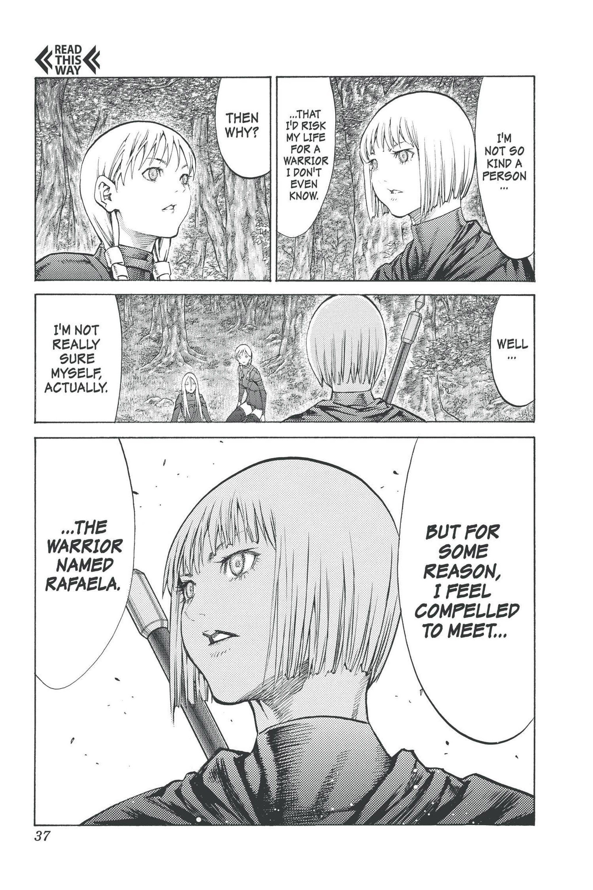 Read online Claymore comic -  Issue #17 - 37