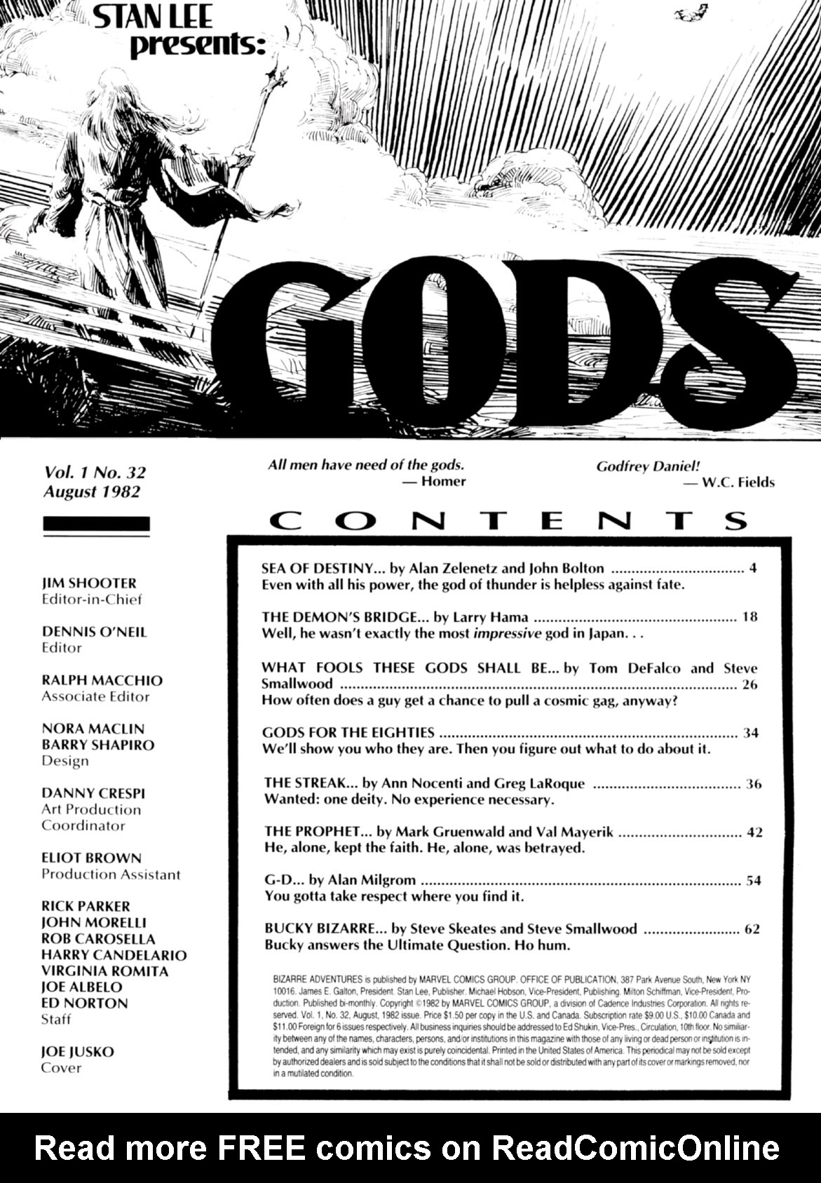 Read online Bizarre Adventures comic -  Issue #32 - 2