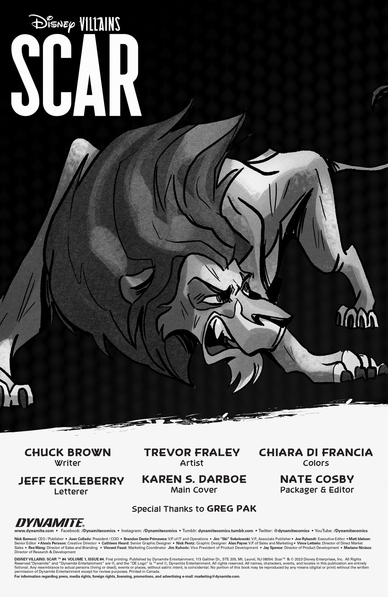 Read online Disney Villains: Scar comic -  Issue #4 - 7