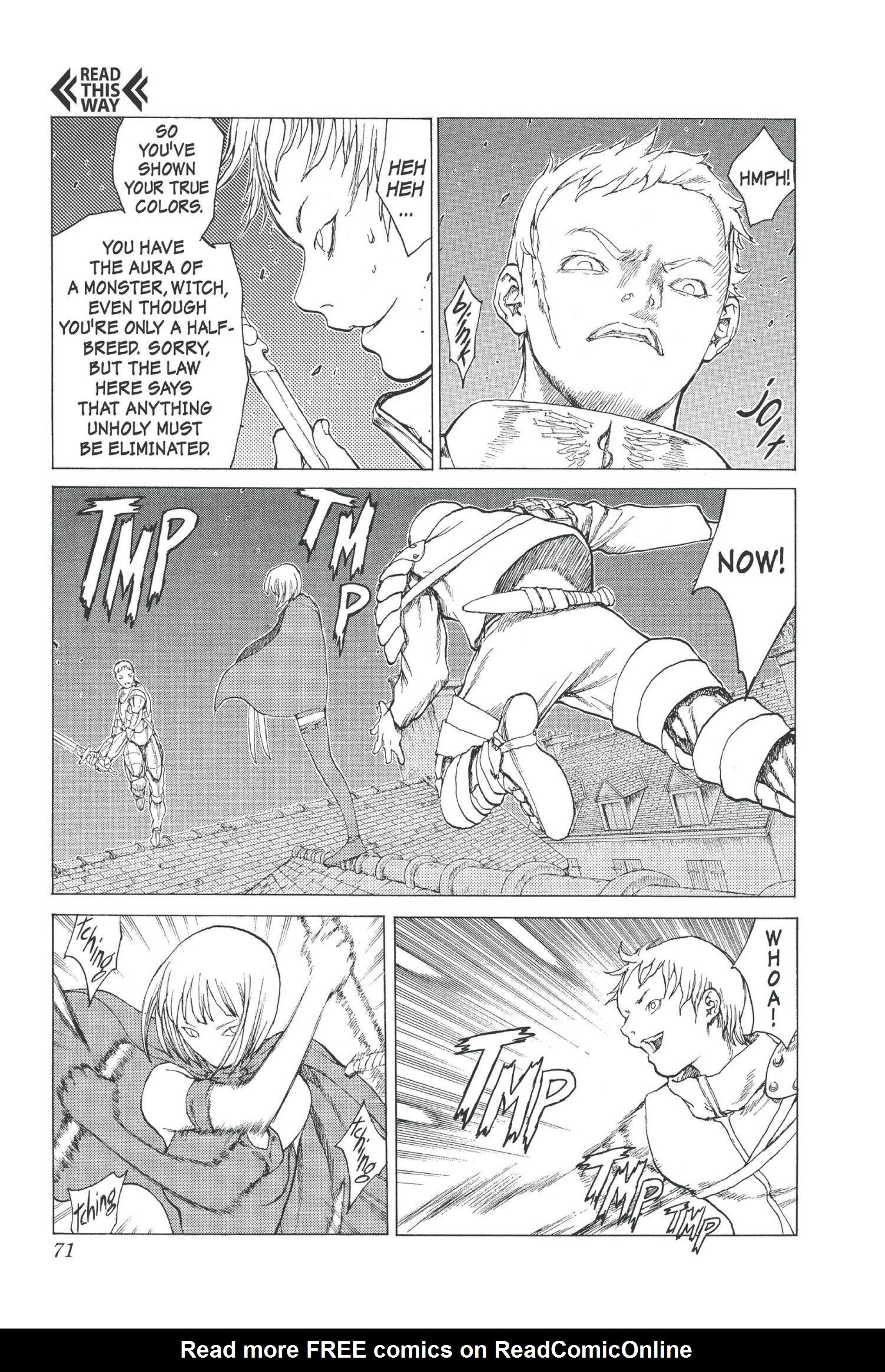 Read online Claymore comic -  Issue #2 - 69