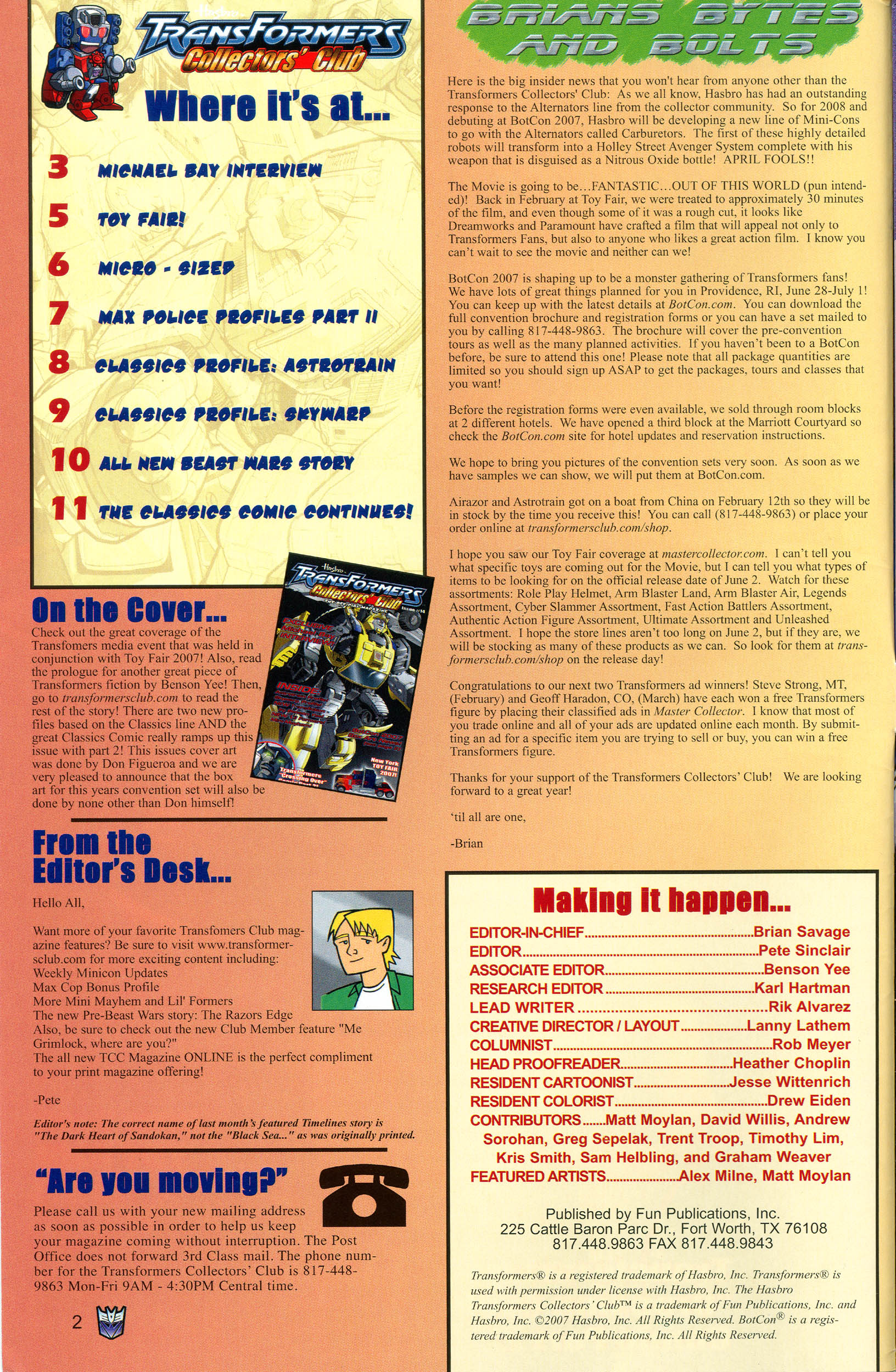 Read online Transformers: Collectors' Club comic -  Issue #14 - 2