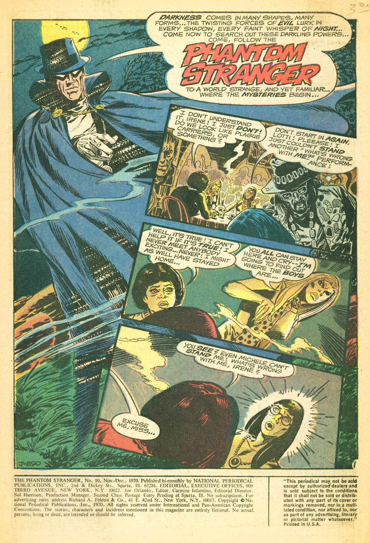 Read online The Phantom Stranger (1969) comic -  Issue #10 - 4