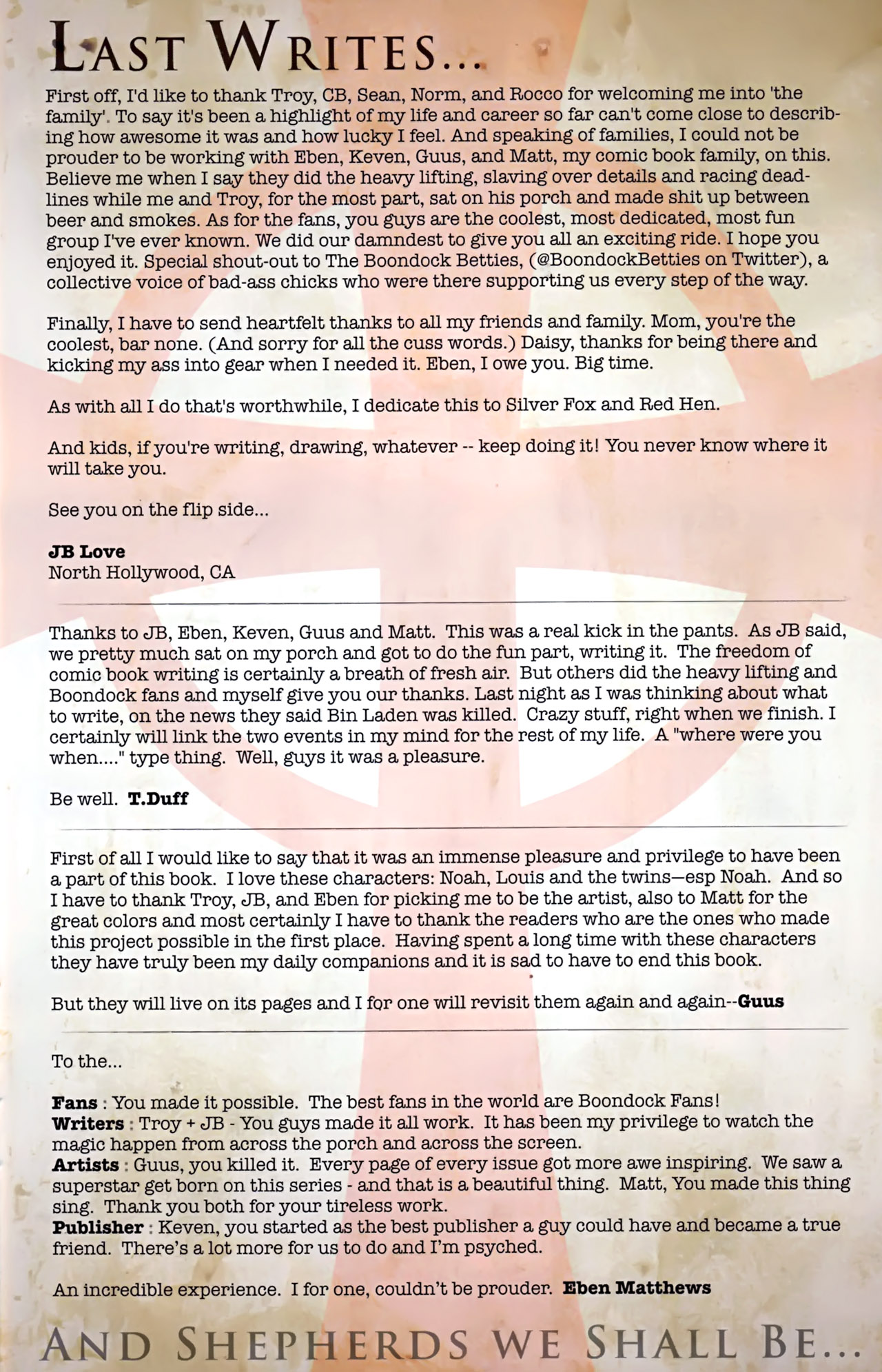 Read online The Boondock Saints: ''In Nomine Patris'' Volume 3 comic -  Issue #2 - 26