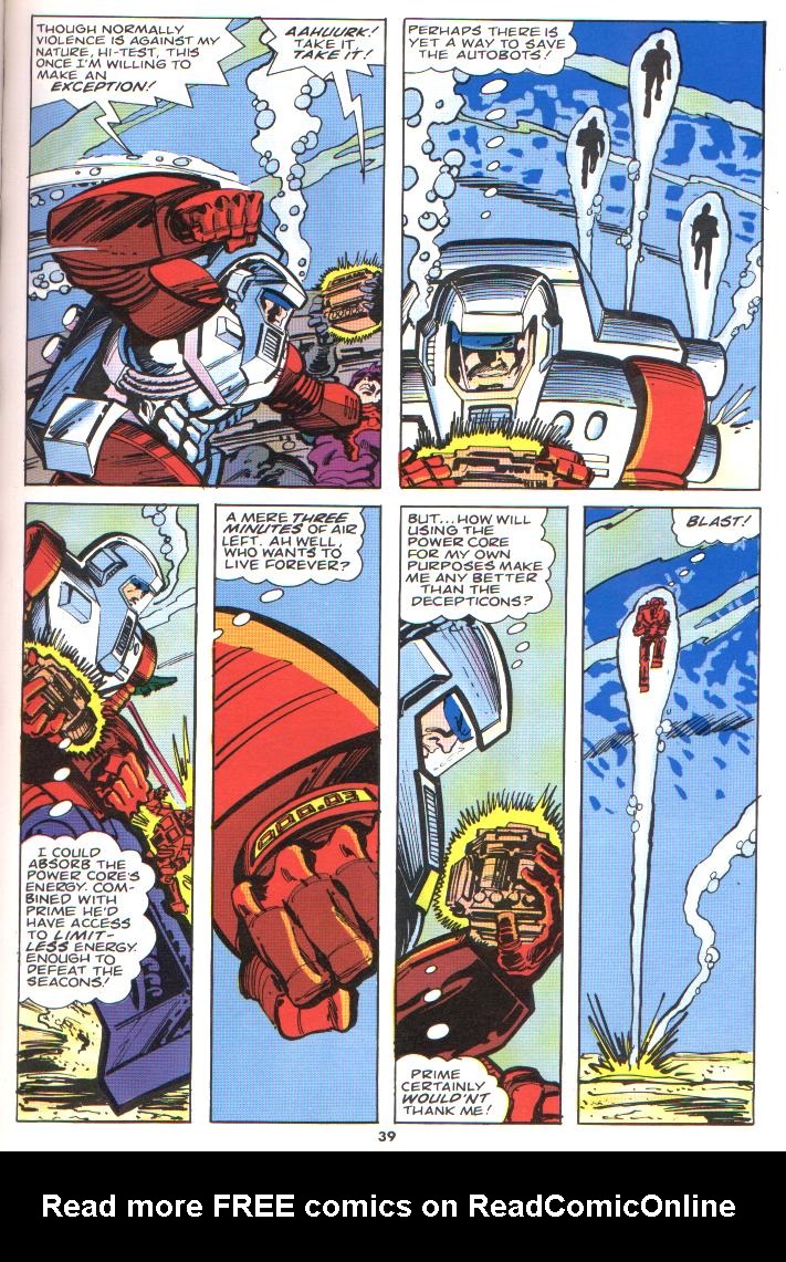 Read online The Transformers Annual comic -  Issue #1989 - 37