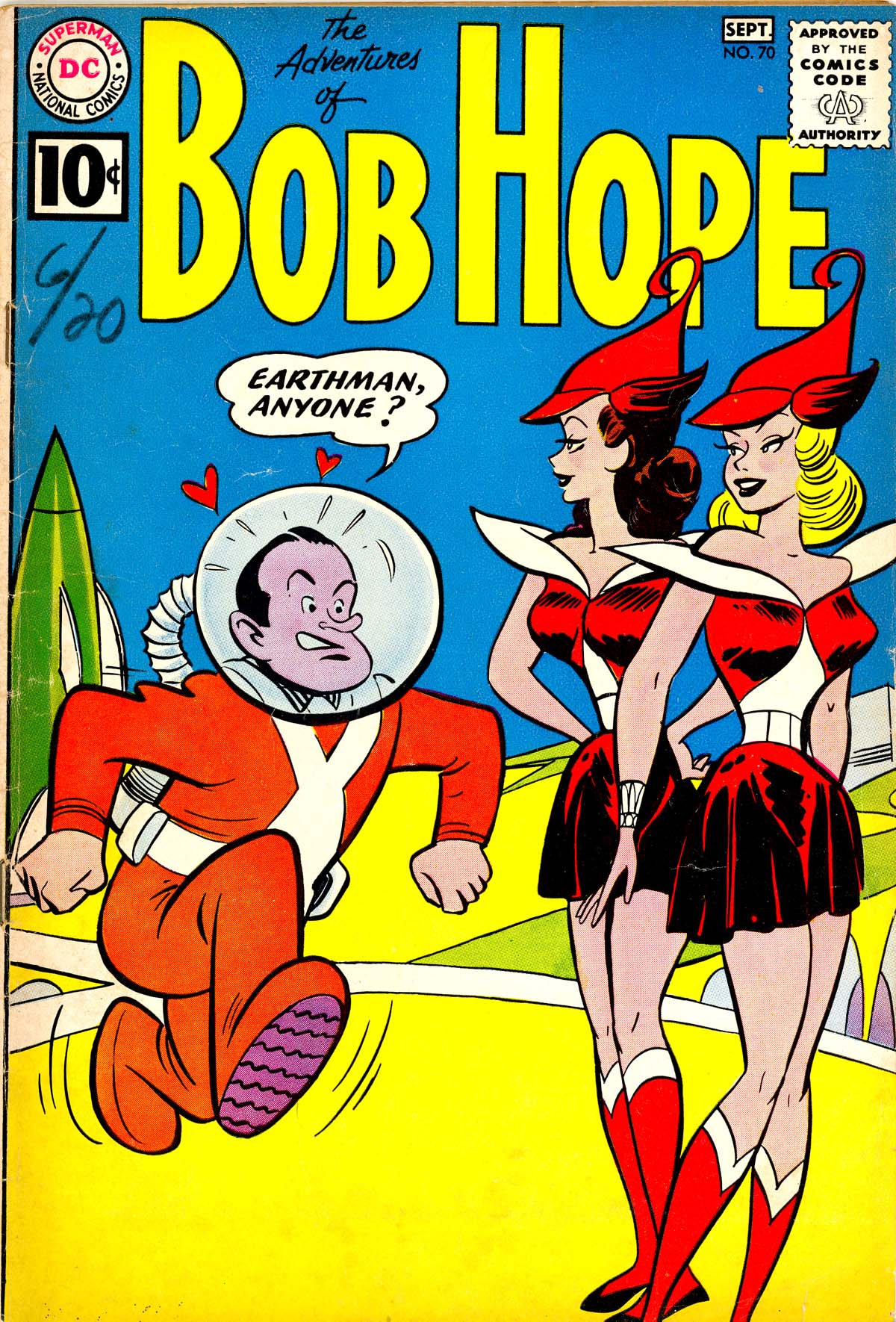 Read online The Adventures of Bob Hope comic -  Issue #70 - 1