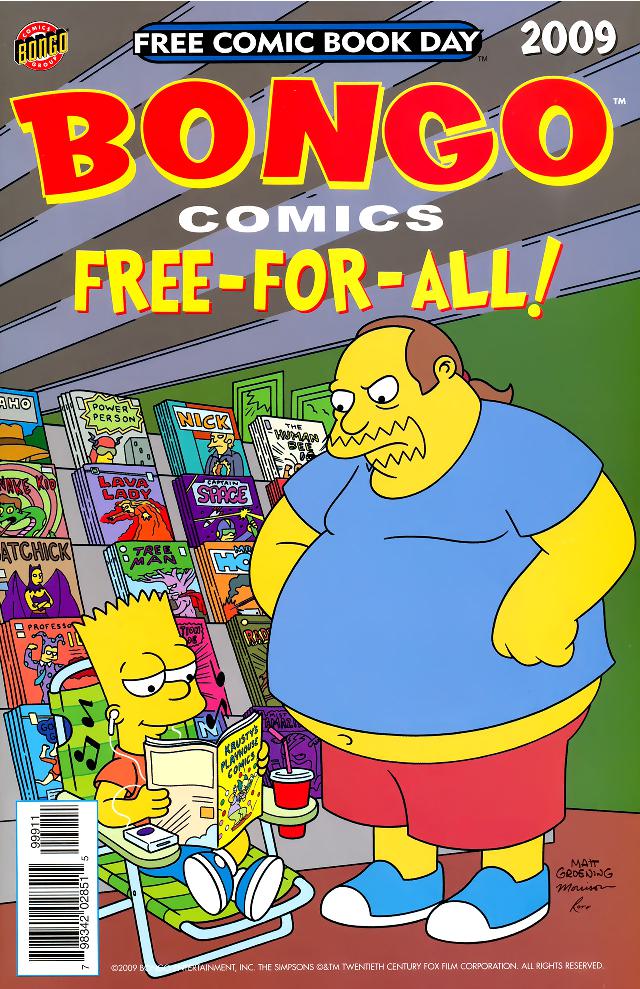 Read online Bongo Comics Free-For-All! comic -  Issue #2009 - 1