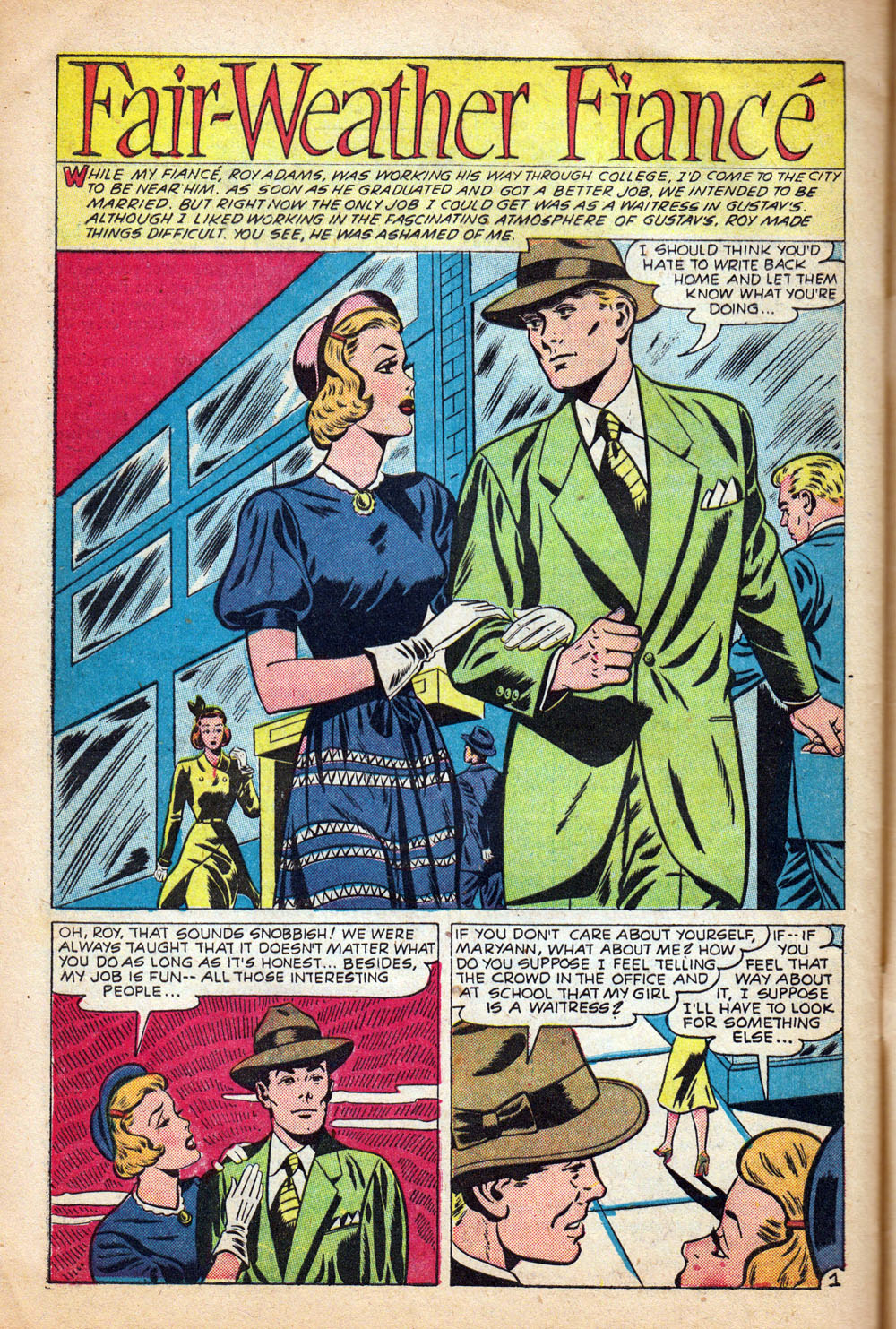 Read online Glamorous Romances comic -  Issue #47 - 28
