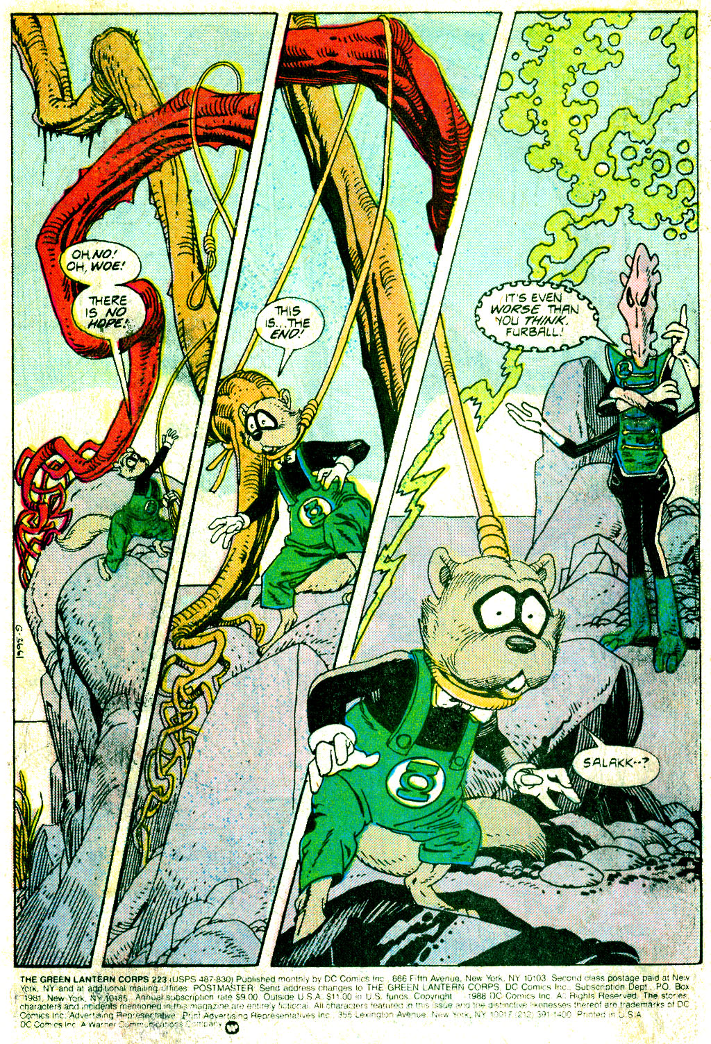 Read online The Green Lantern Corps comic -  Issue #223 - 2