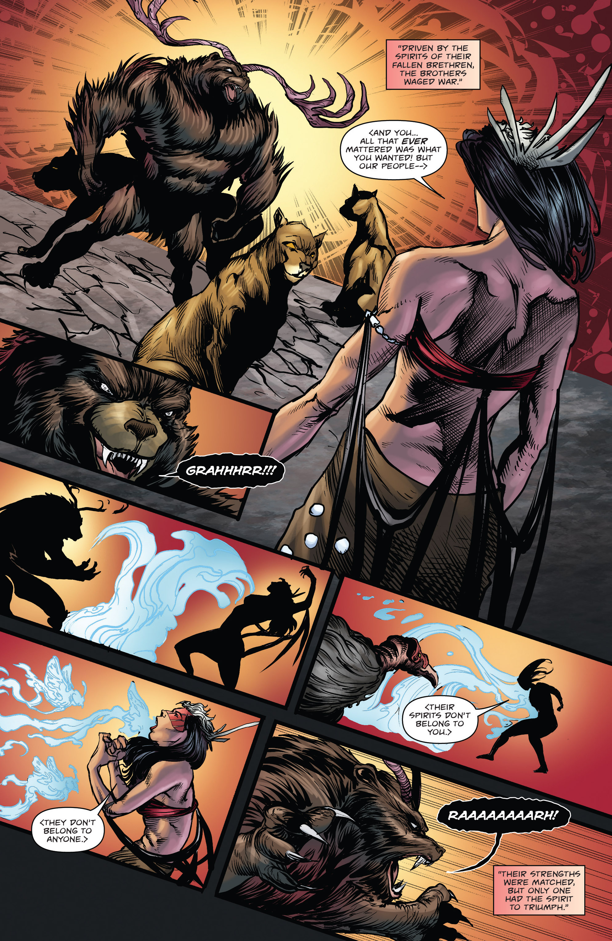 Read online Grimm Fairy Tales presents Dark Shaman comic -  Issue #4 - 20