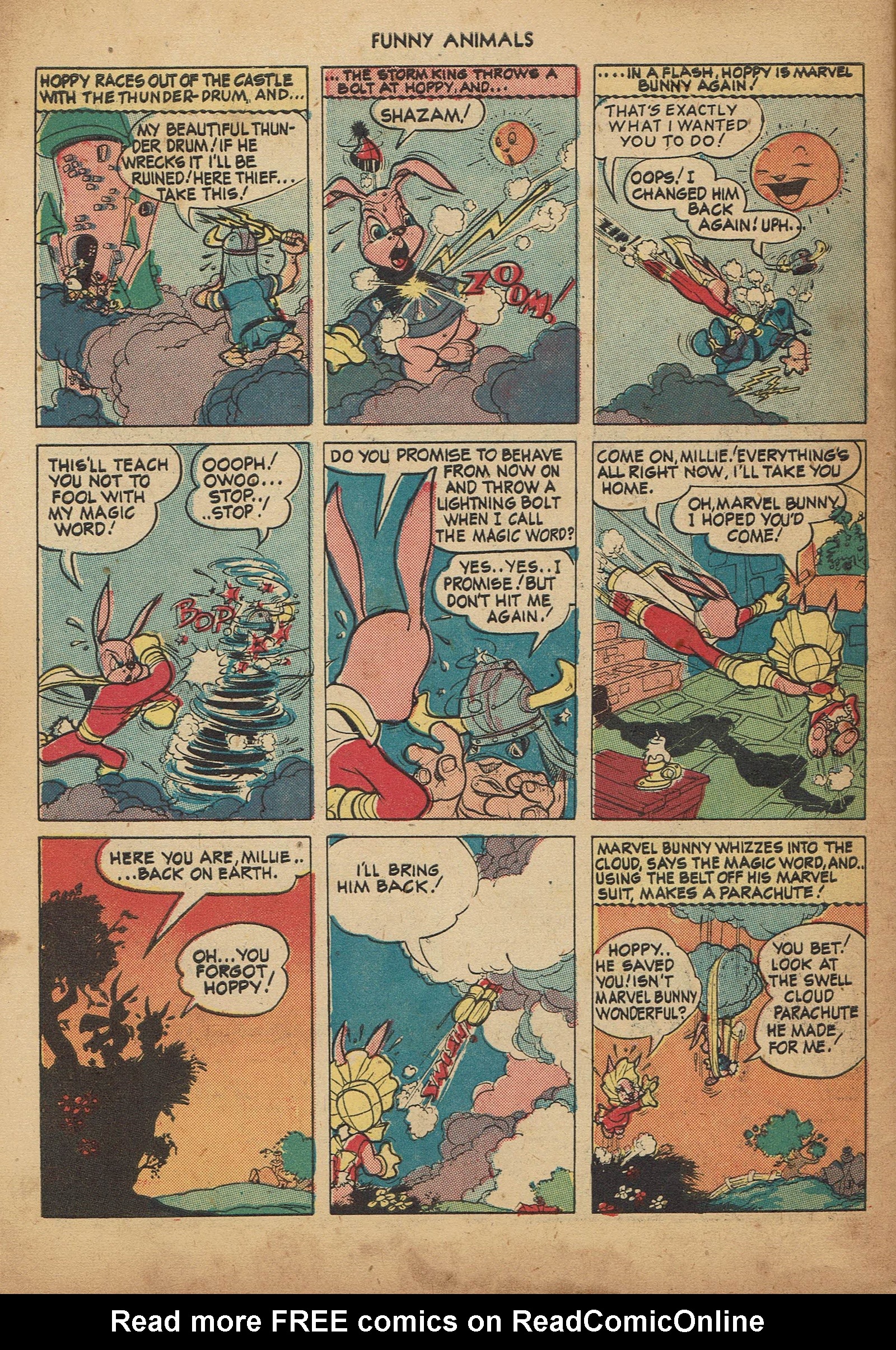 Read online Fawcett's Funny Animals comic -  Issue #22 - 40