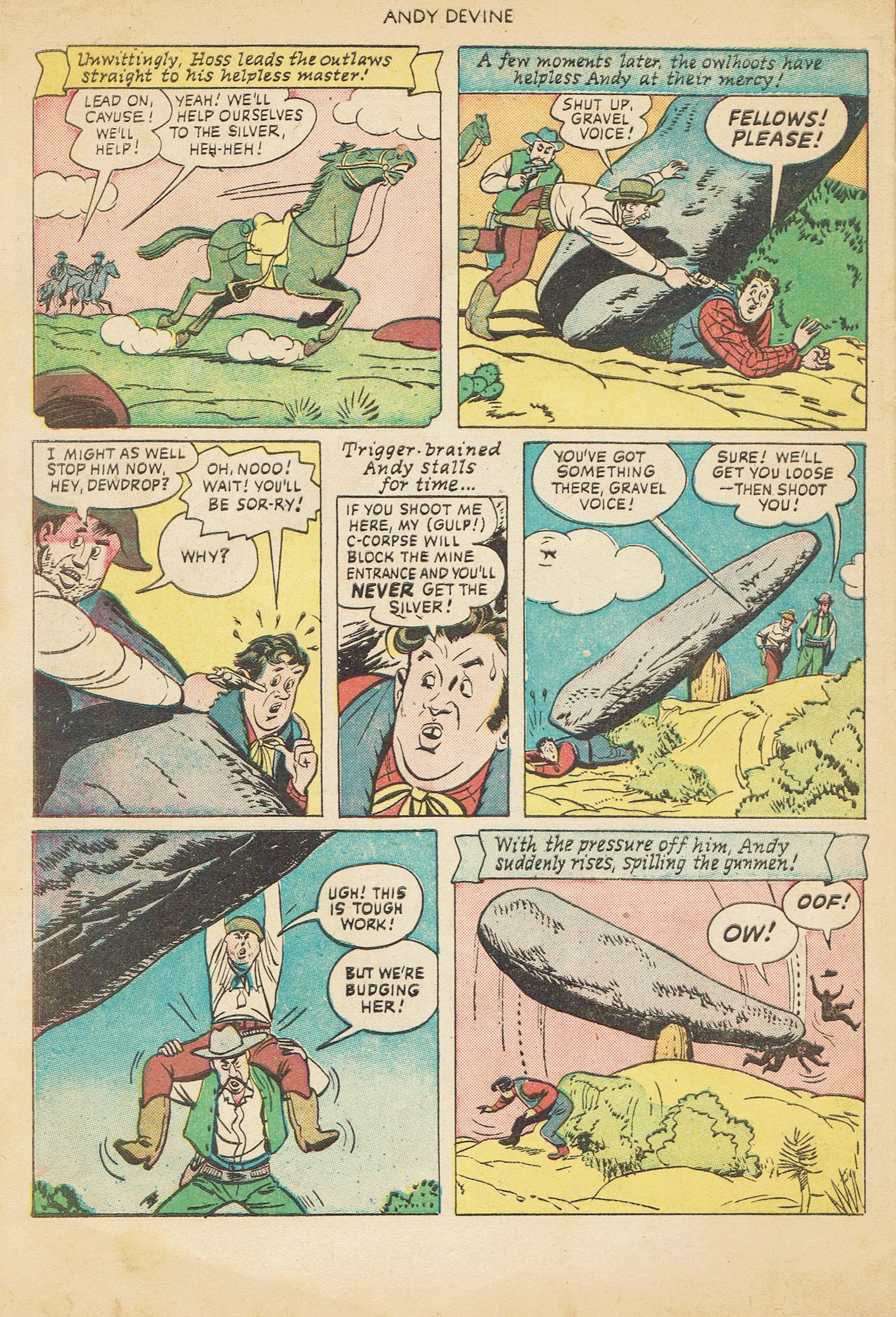 Read online Andy Devine Western comic -  Issue #2 - 32