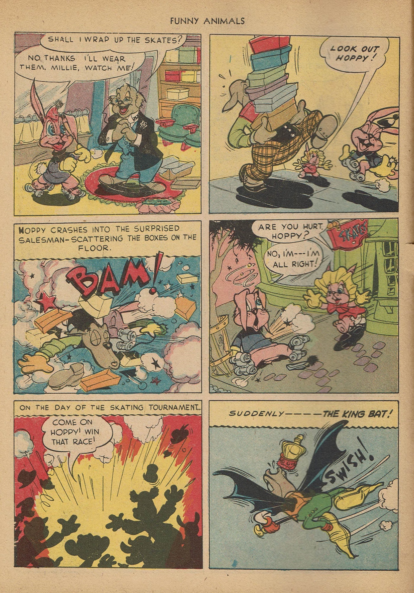 Read online Fawcett's Funny Animals comic -  Issue #14 - 10