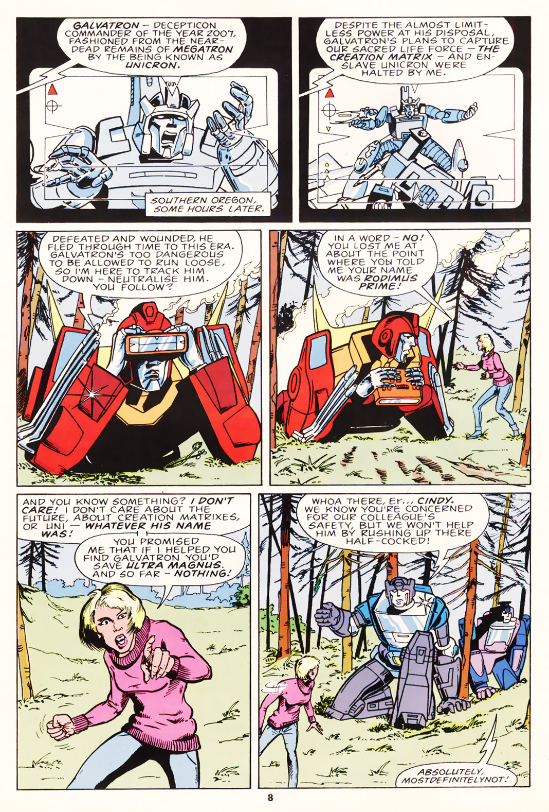 Read online The Transformers (UK) comic -  Issue #117 - 8