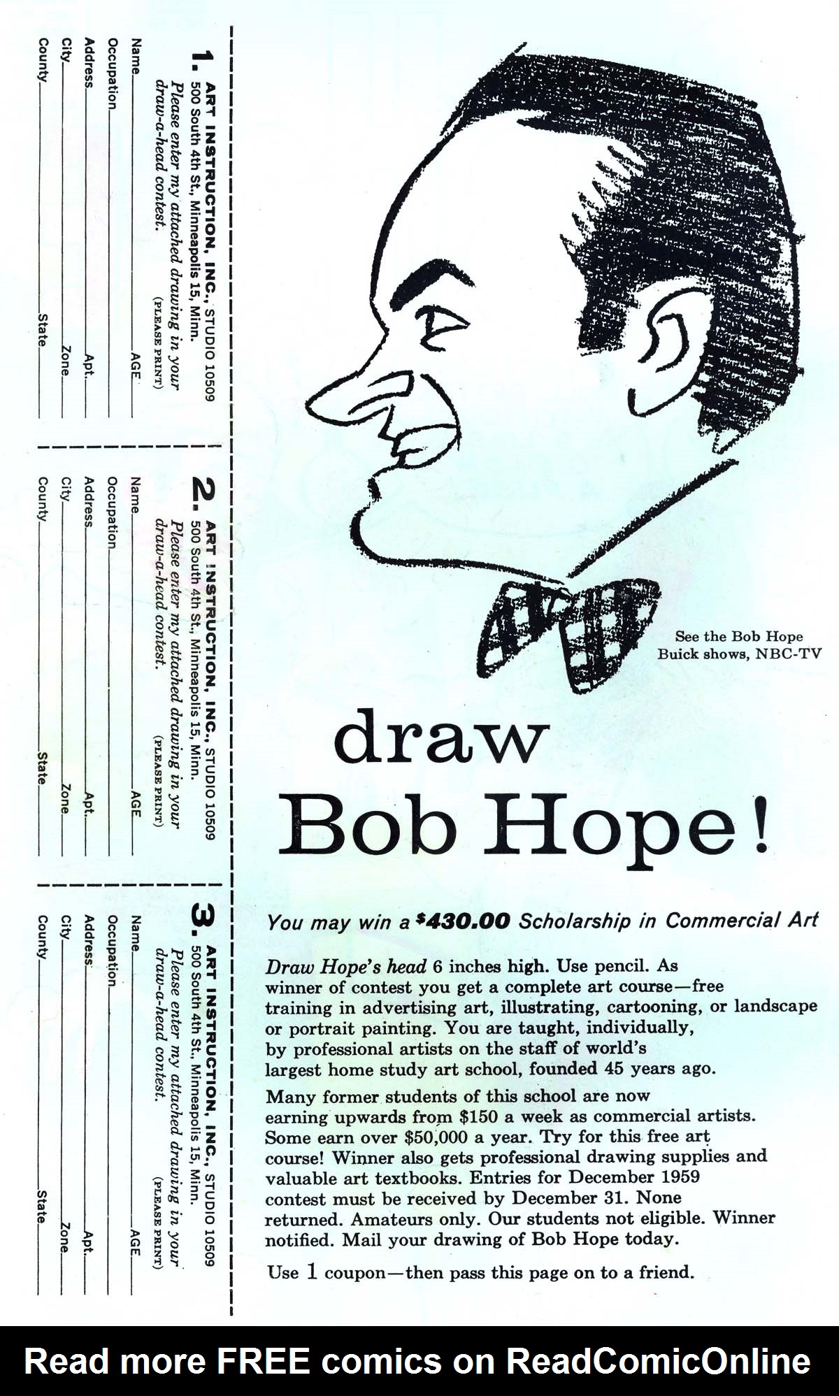 Read online The Adventures of Bob Hope comic -  Issue #60 - 2