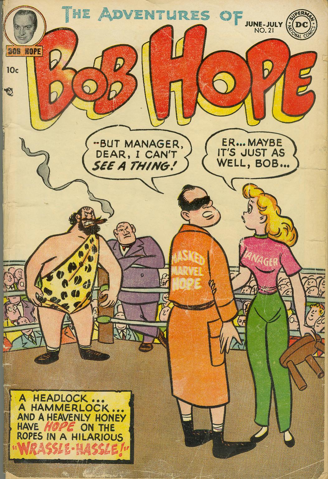 Read online The Adventures of Bob Hope comic -  Issue #21 - 1
