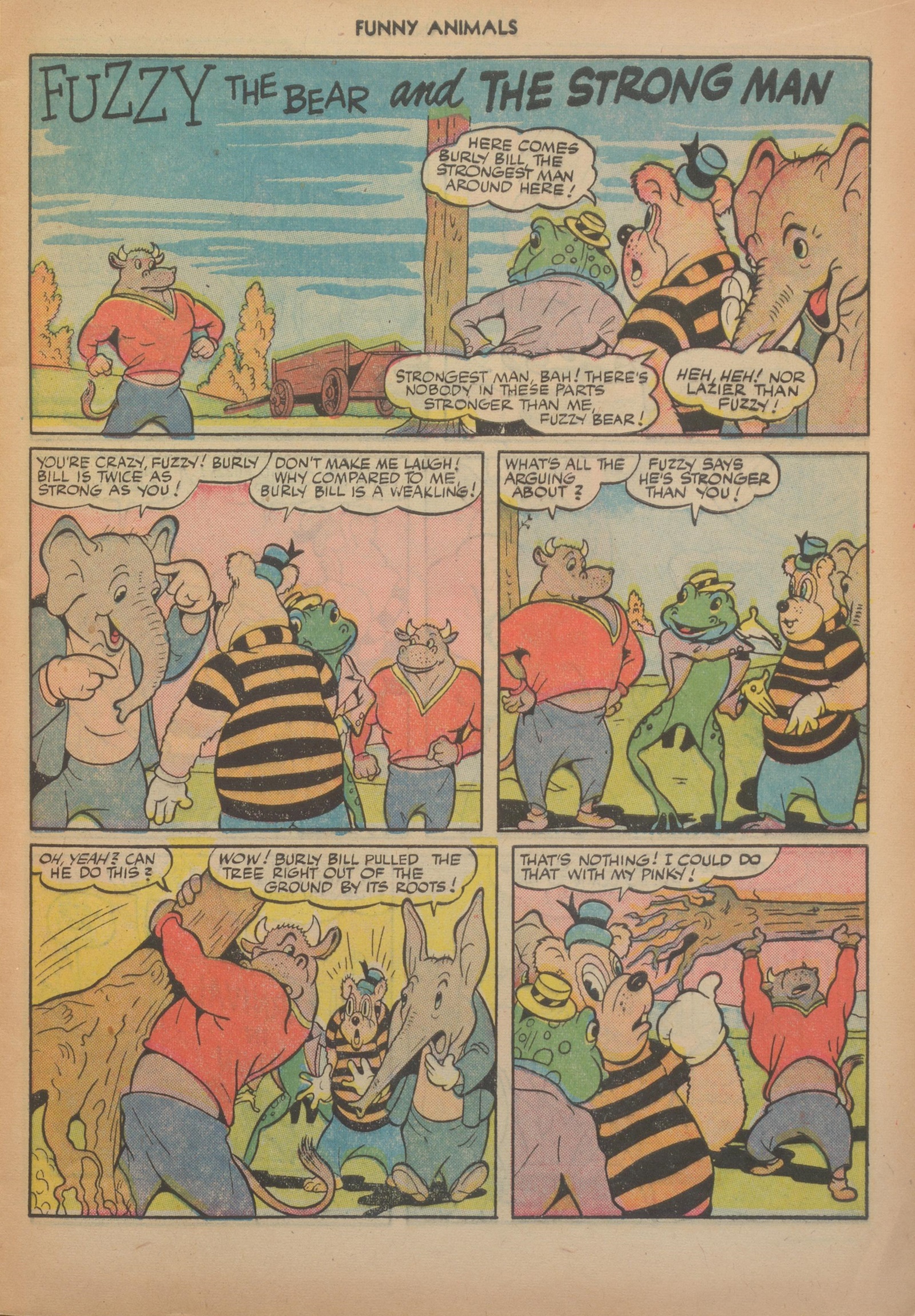 Read online Fawcett's Funny Animals comic -  Issue #67 - 9