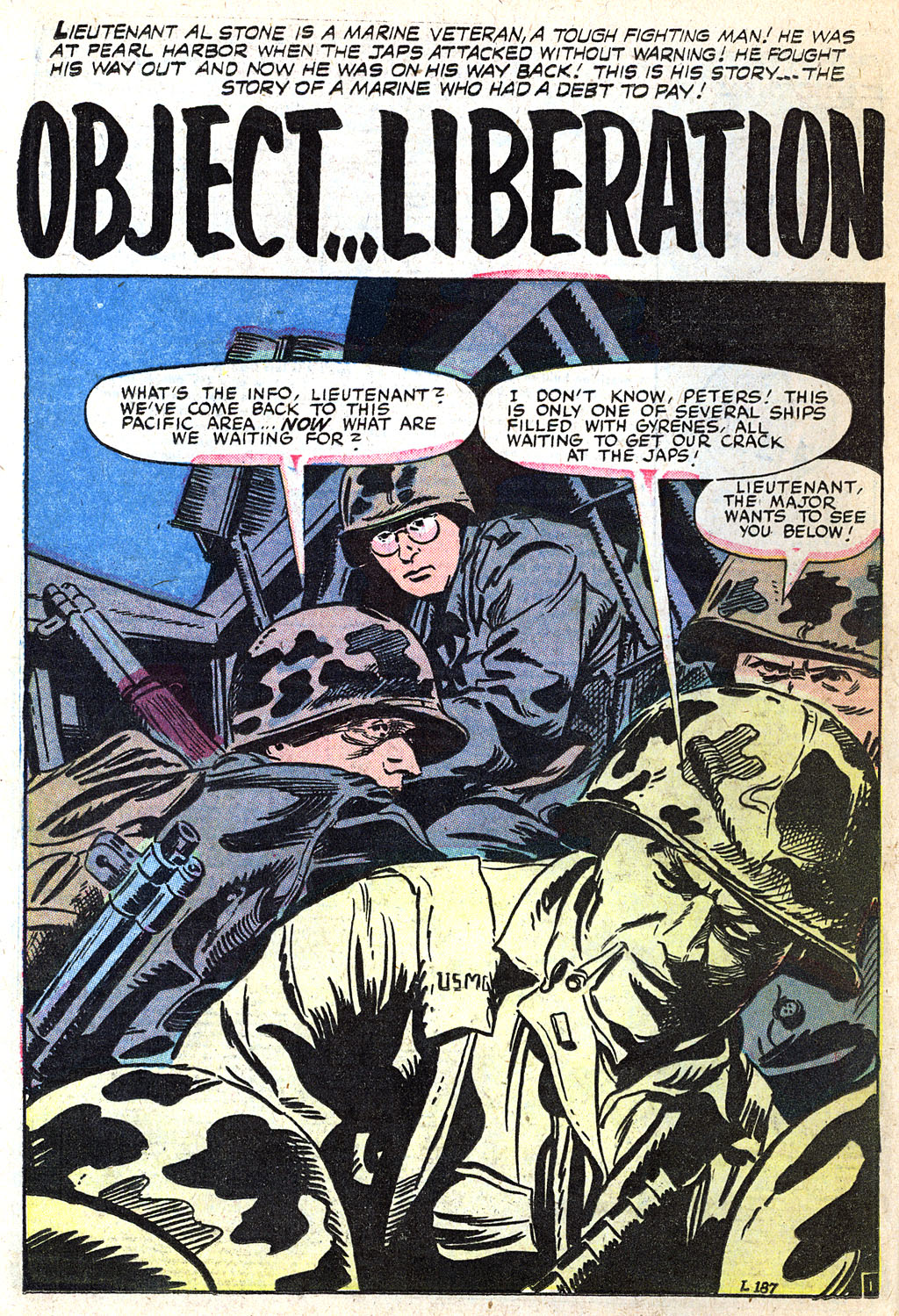 Read online Marines in Action comic -  Issue #11 - 16