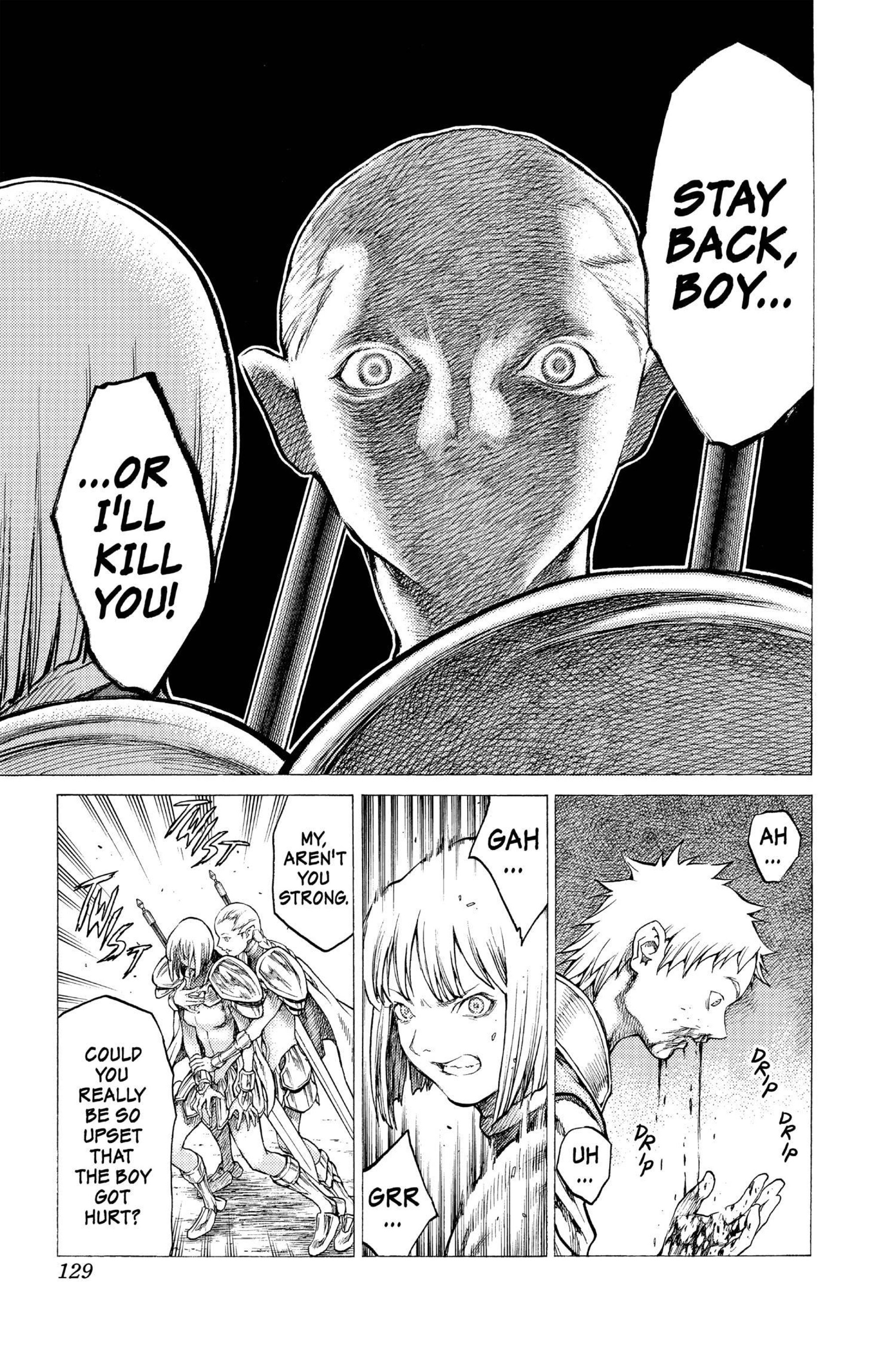Read online Claymore comic -  Issue #6 - 122