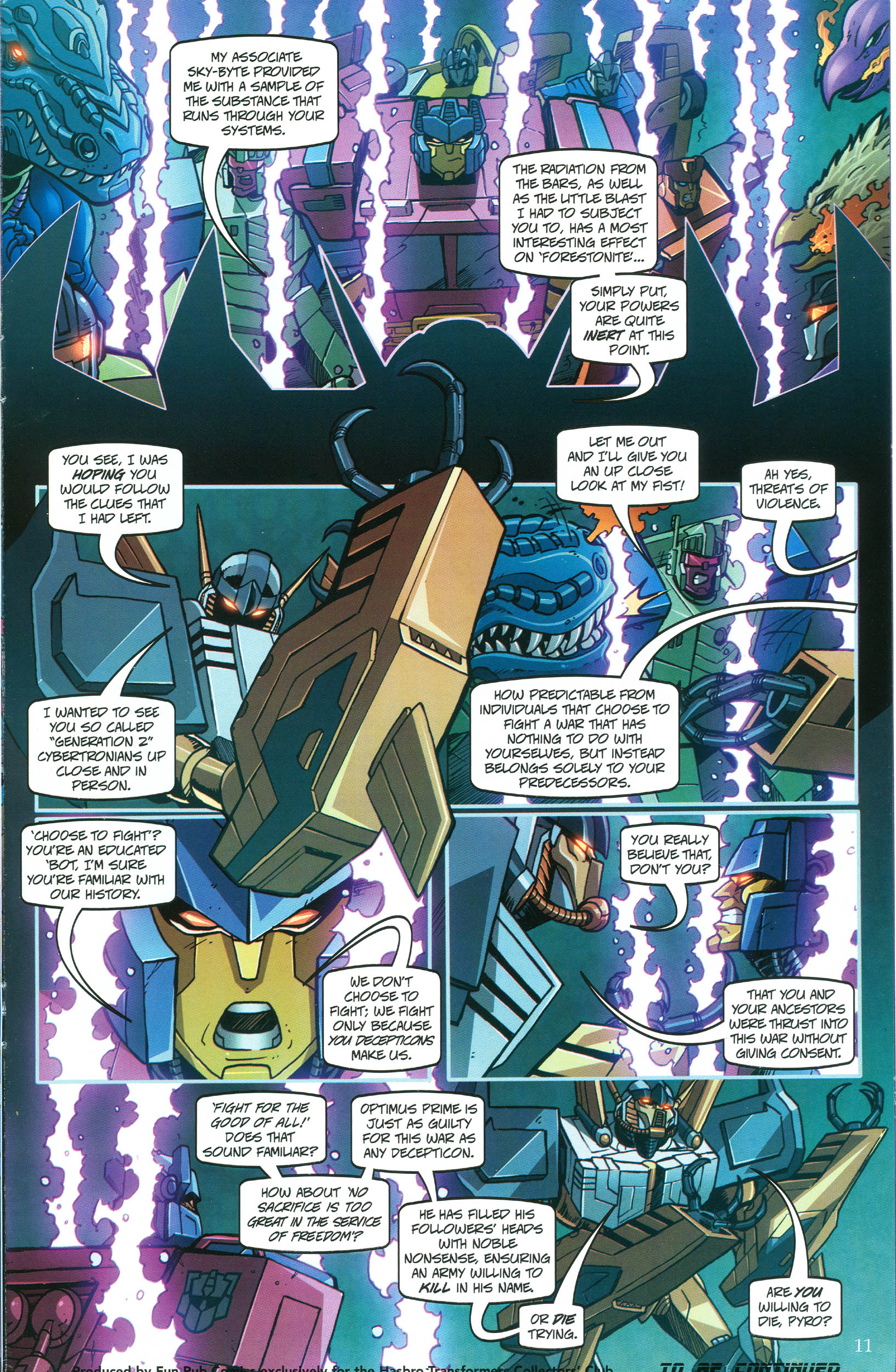 Read online Transformers: Collectors' Club comic -  Issue #46 - 11