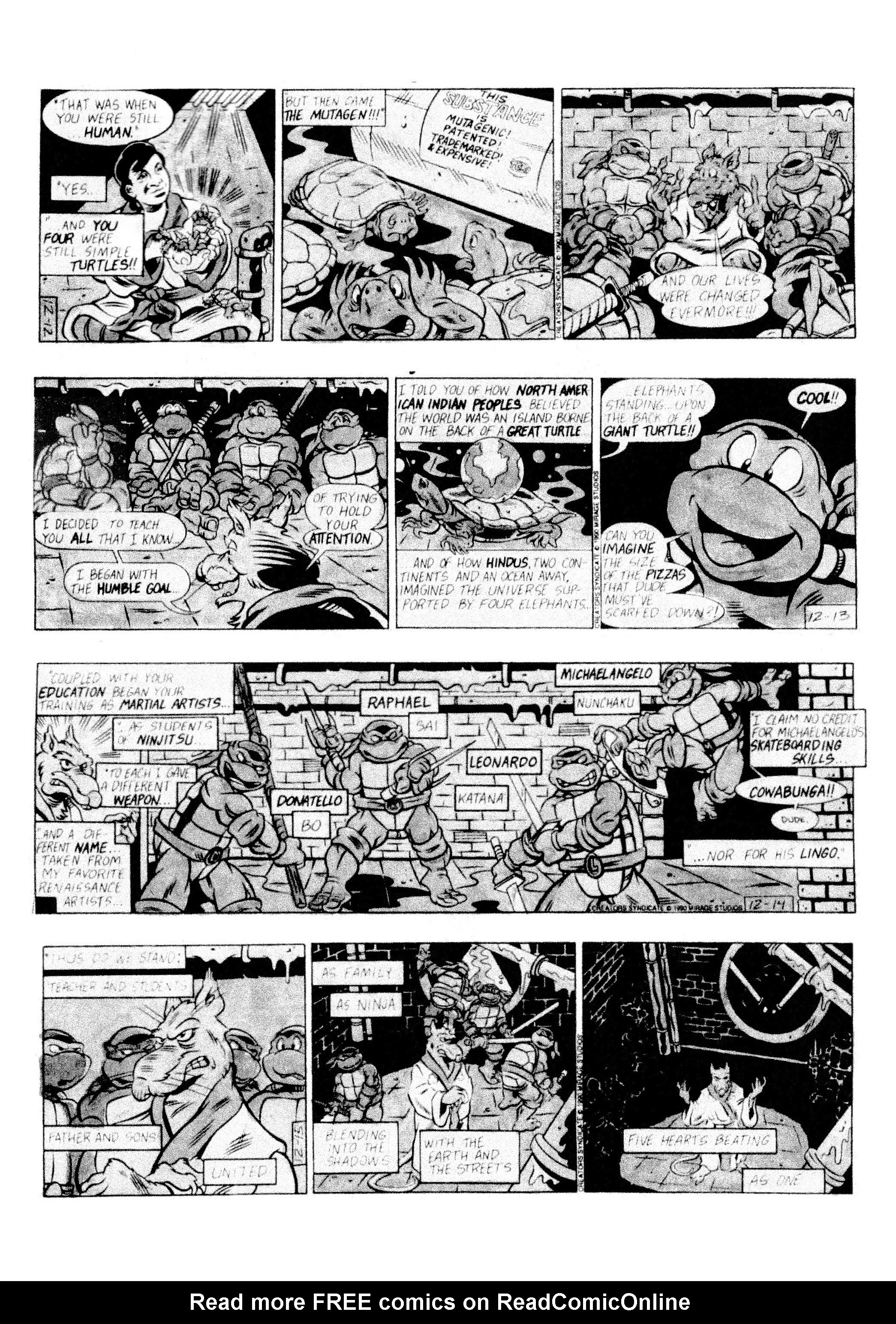 Read online Teenage Mutant Ninja Turtles: Complete Newspaper Daily Comic Strip Collection comic -  Issue # TPB 2 (Part 1) - 11