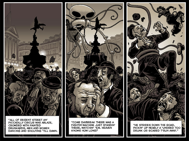 Read online H. G. Wells' The War of the Worlds comic -  Issue # TPB - 95