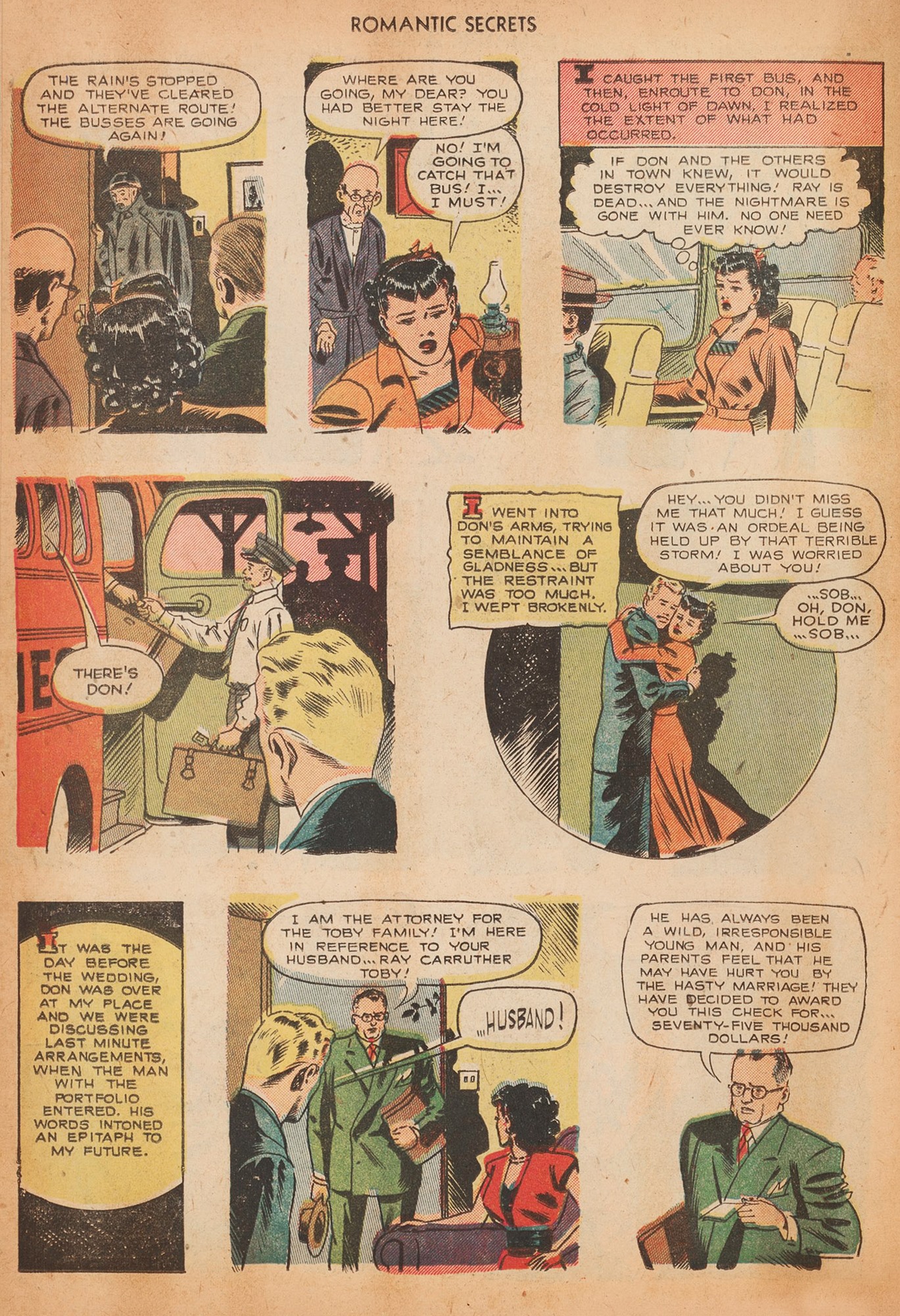 Read online Romantic Secrets comic -  Issue #28 - 10