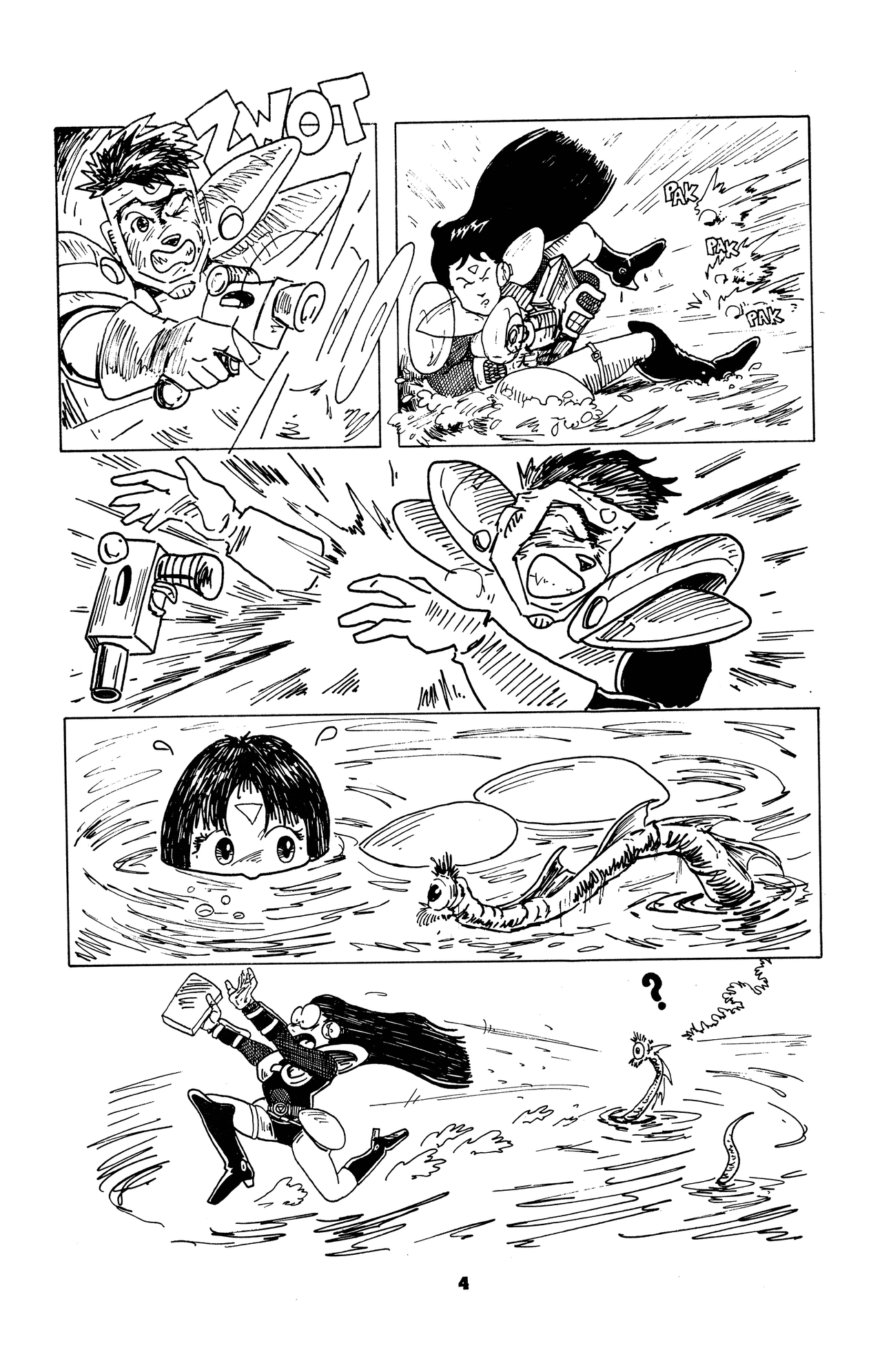 Read online Girls of Ninja High School comic -  Issue #3 - 5