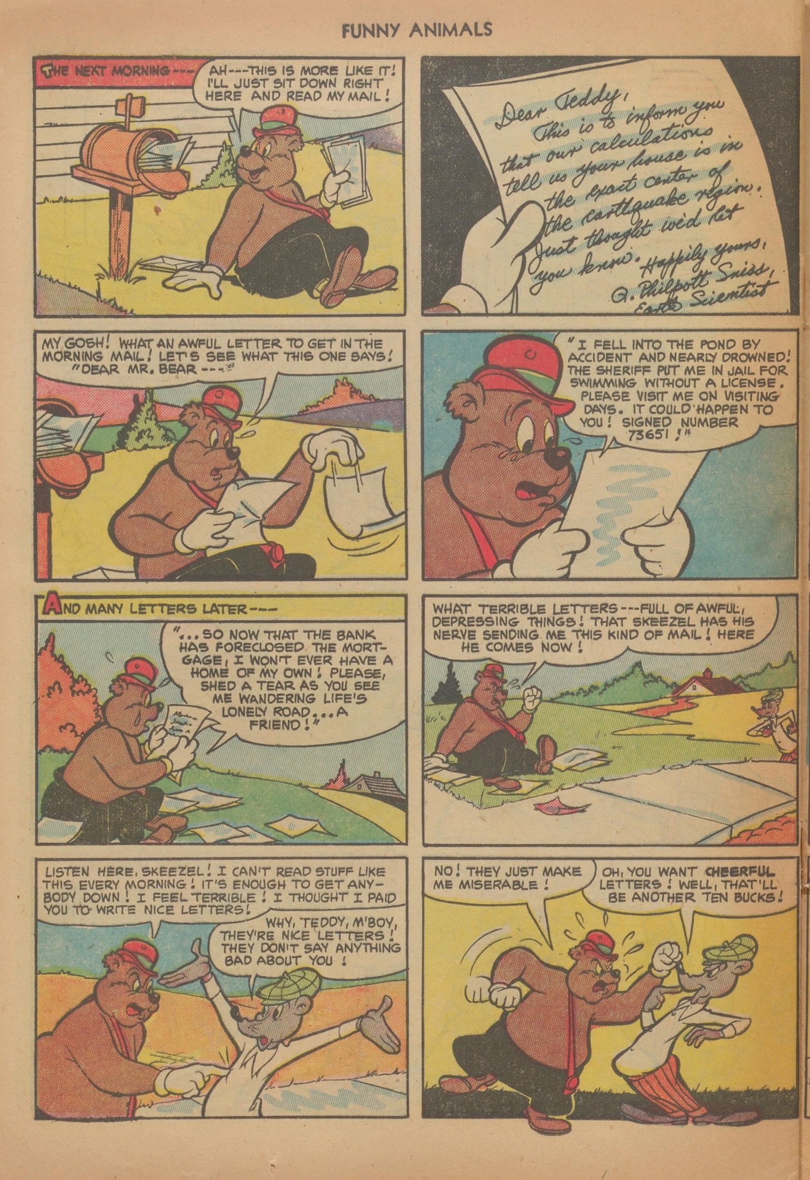 Read online Fawcett's Funny Animals comic -  Issue #78 - 24