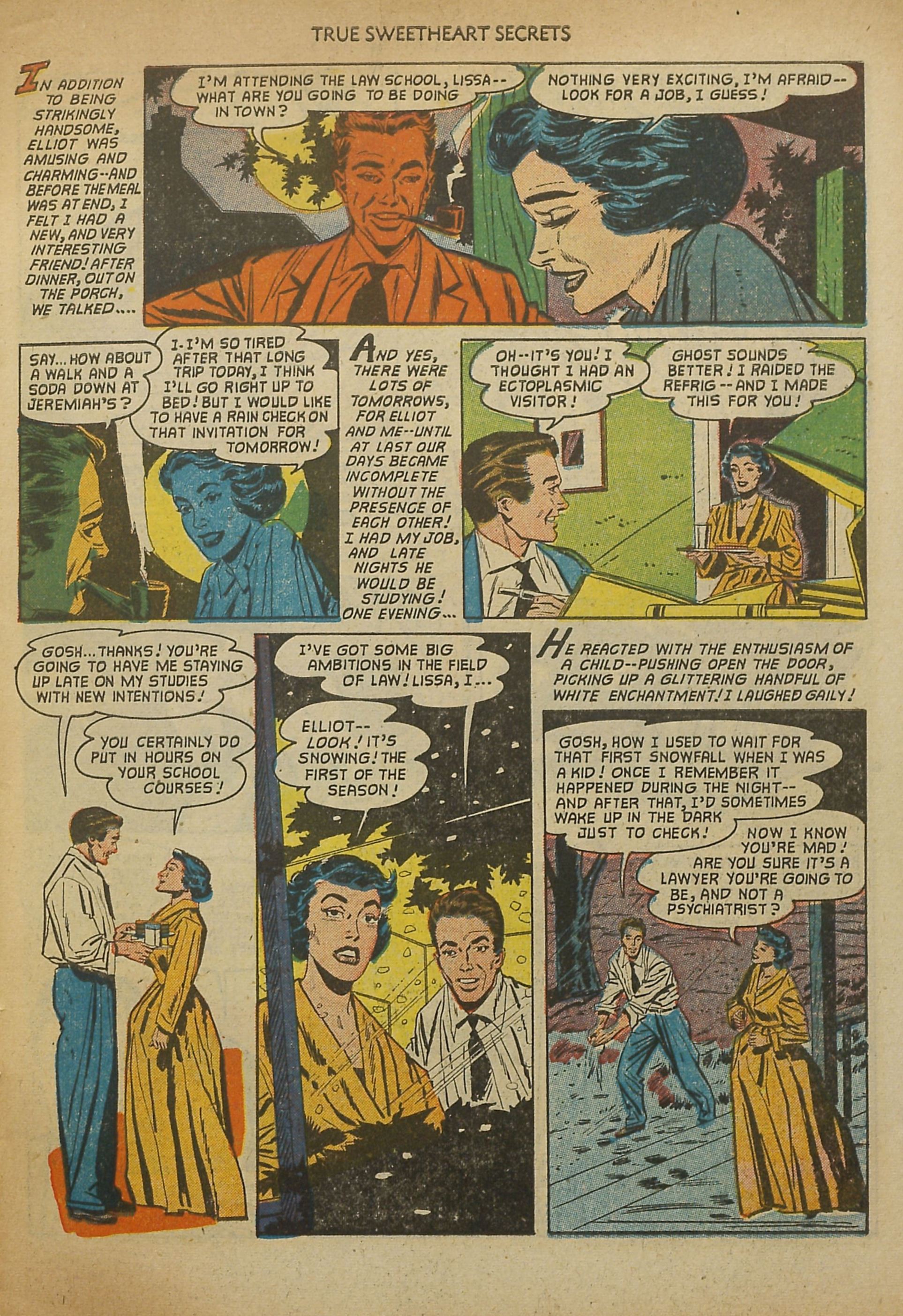 Read online True Sweetheart Secrets comic -  Issue #9 - 7