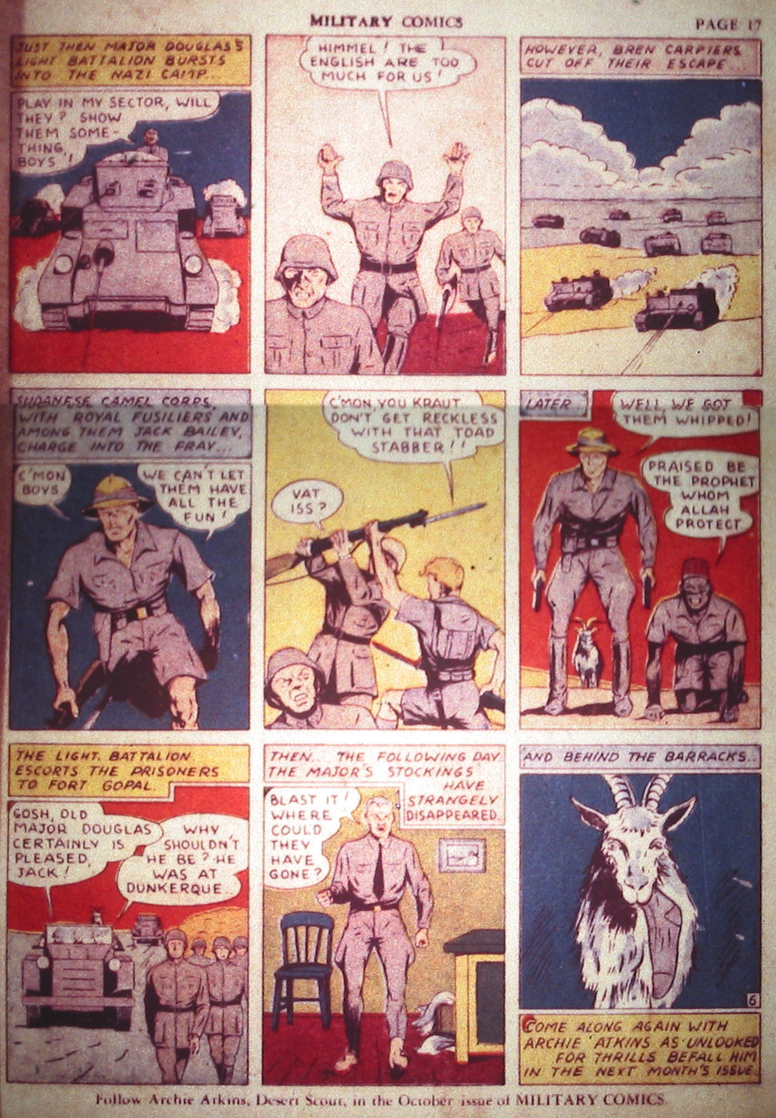 Read online Military Comics comic -  Issue #2 - 19