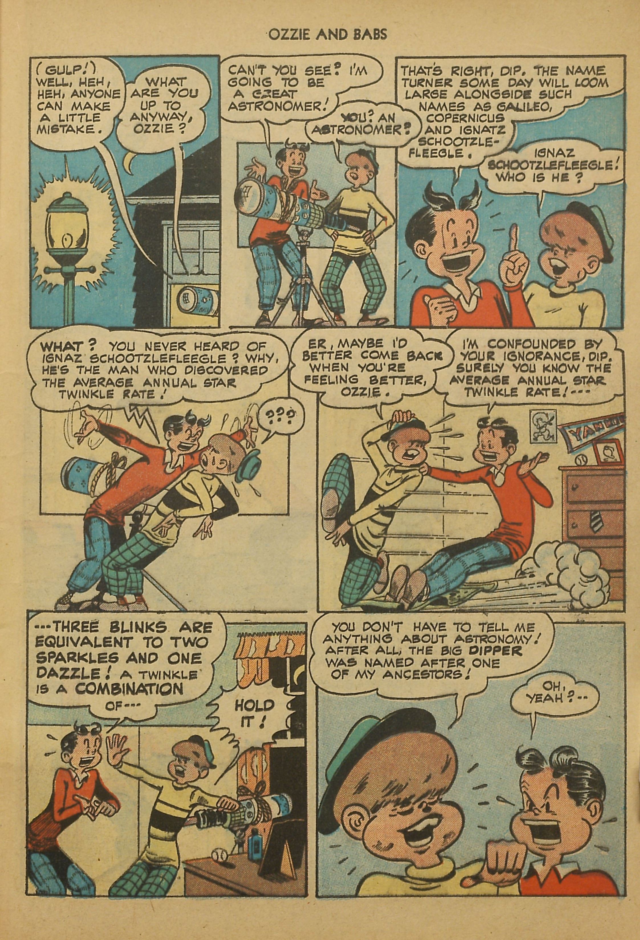Read online Ozzie And Babs comic -  Issue #6 - 17