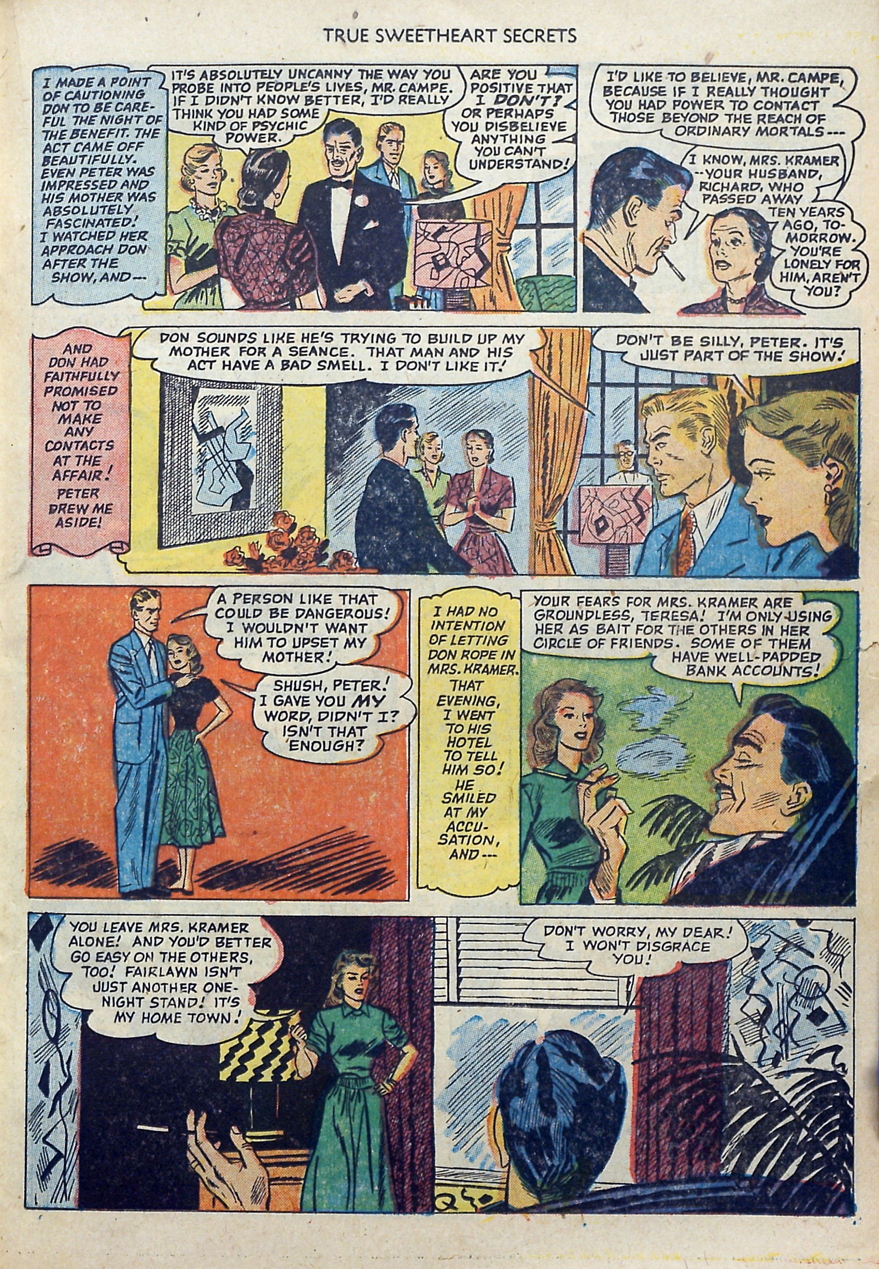 Read online True Sweetheart Secrets comic -  Issue #6 - 19