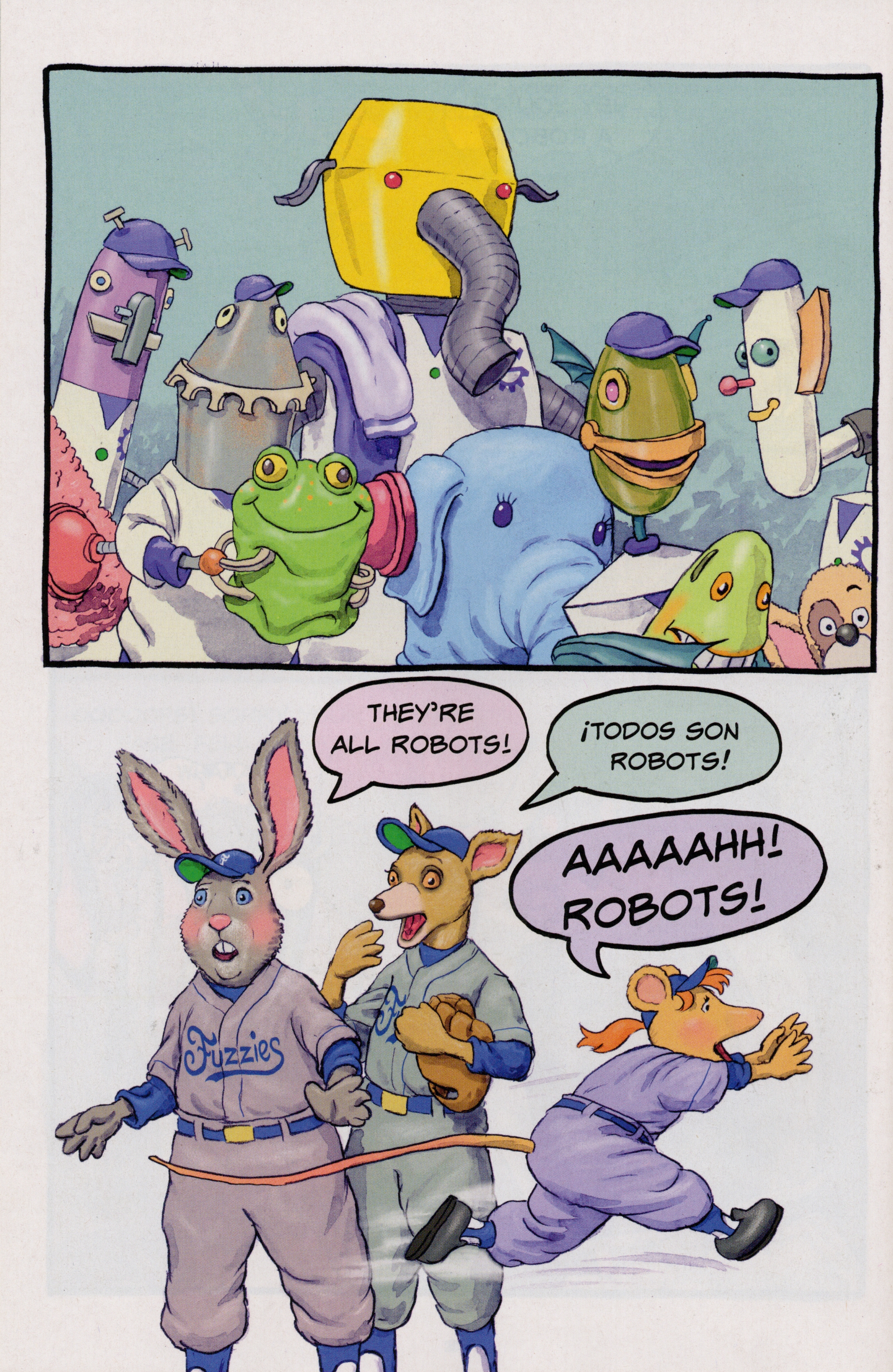 Read online Free Comic Book Day 2022 comic -  Issue # Papercutz Fuzzy Baseball - 30